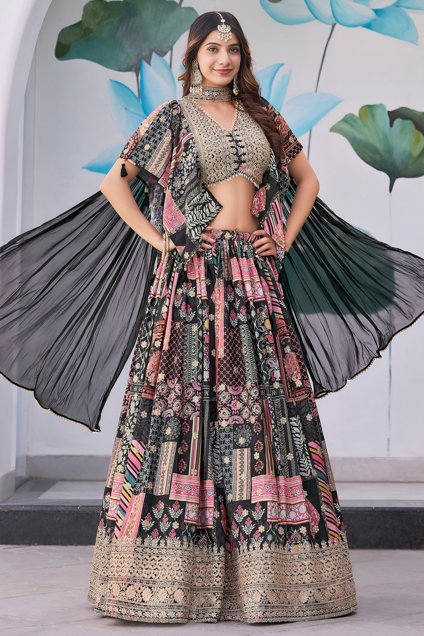 Ethereal Elegance Designer Wedding Lehenga Choli Set
