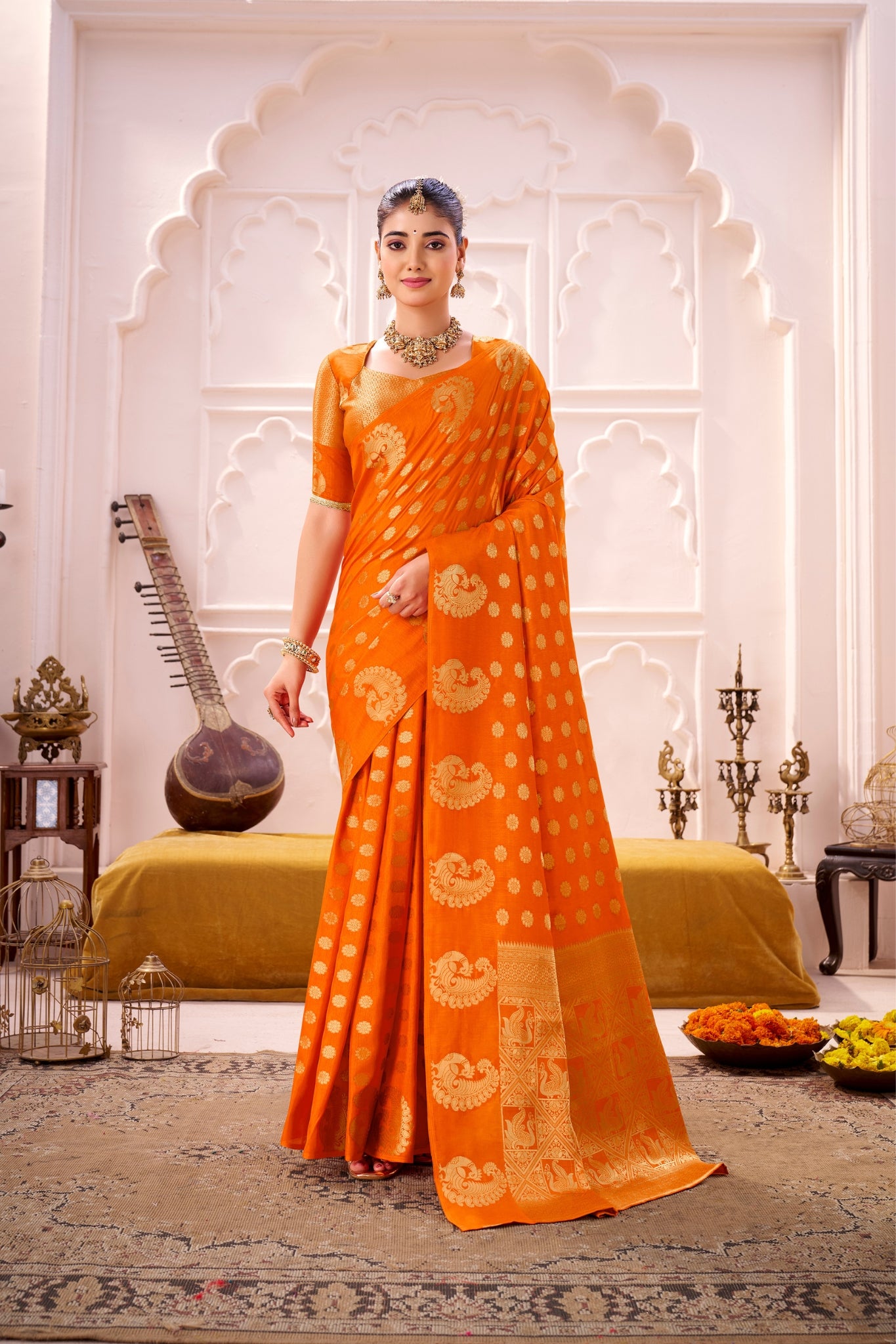 Premium Designer Traditional Saree For Elegant Occasions