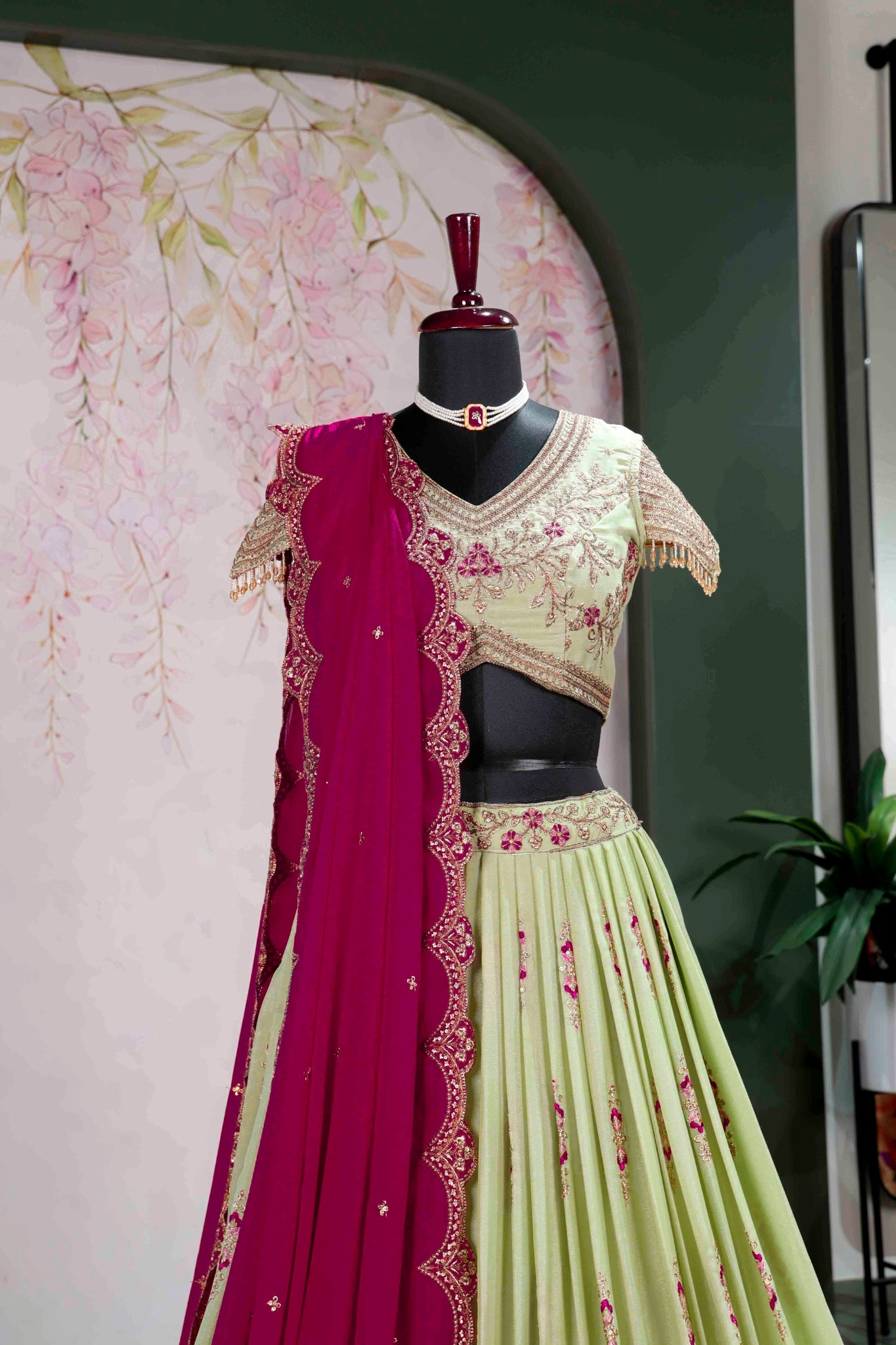 Star Georgette Lehenga Choli Set For Women