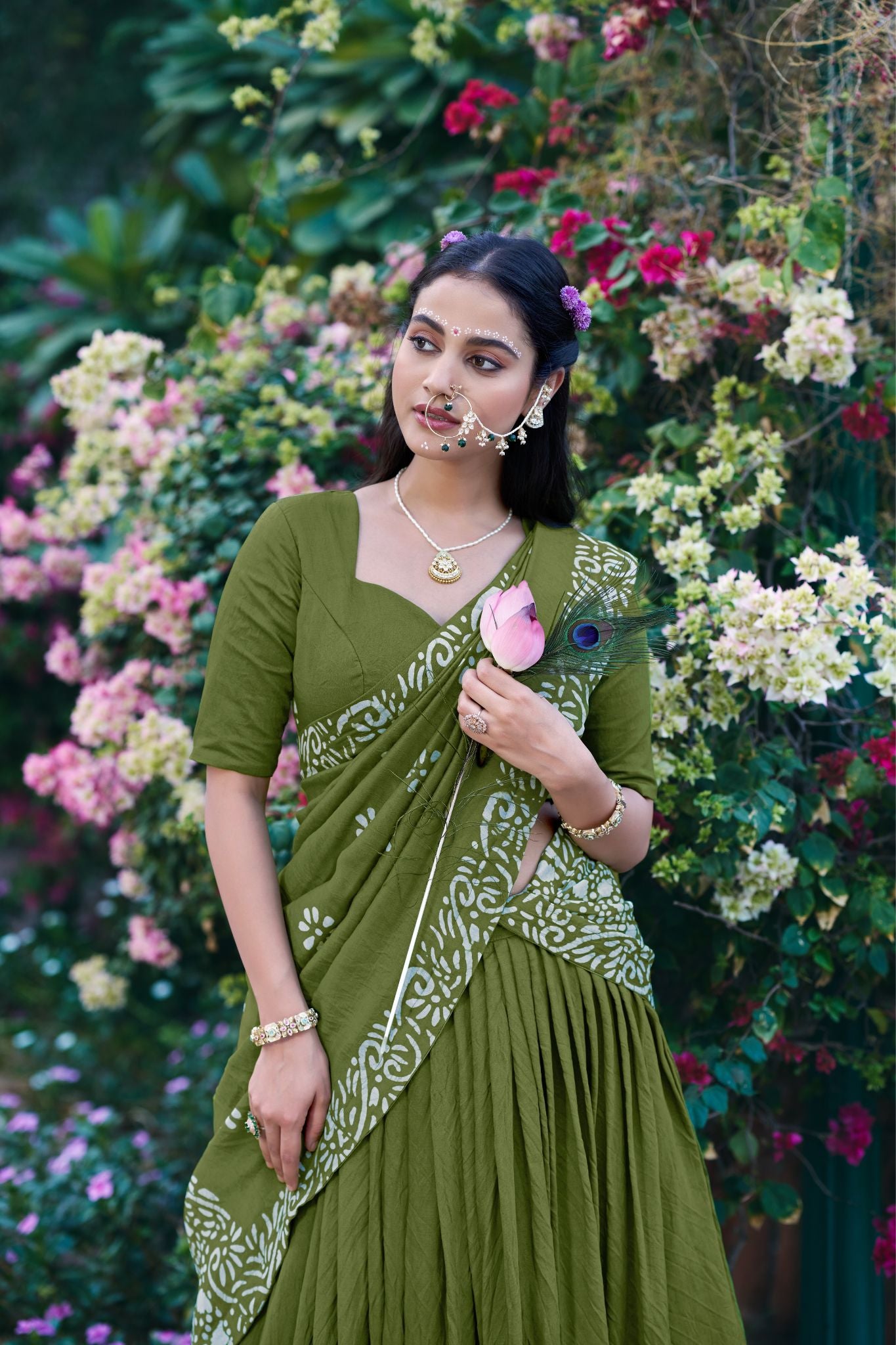 Festival Special Navratri And Janmashtami Gopi Dress For Women