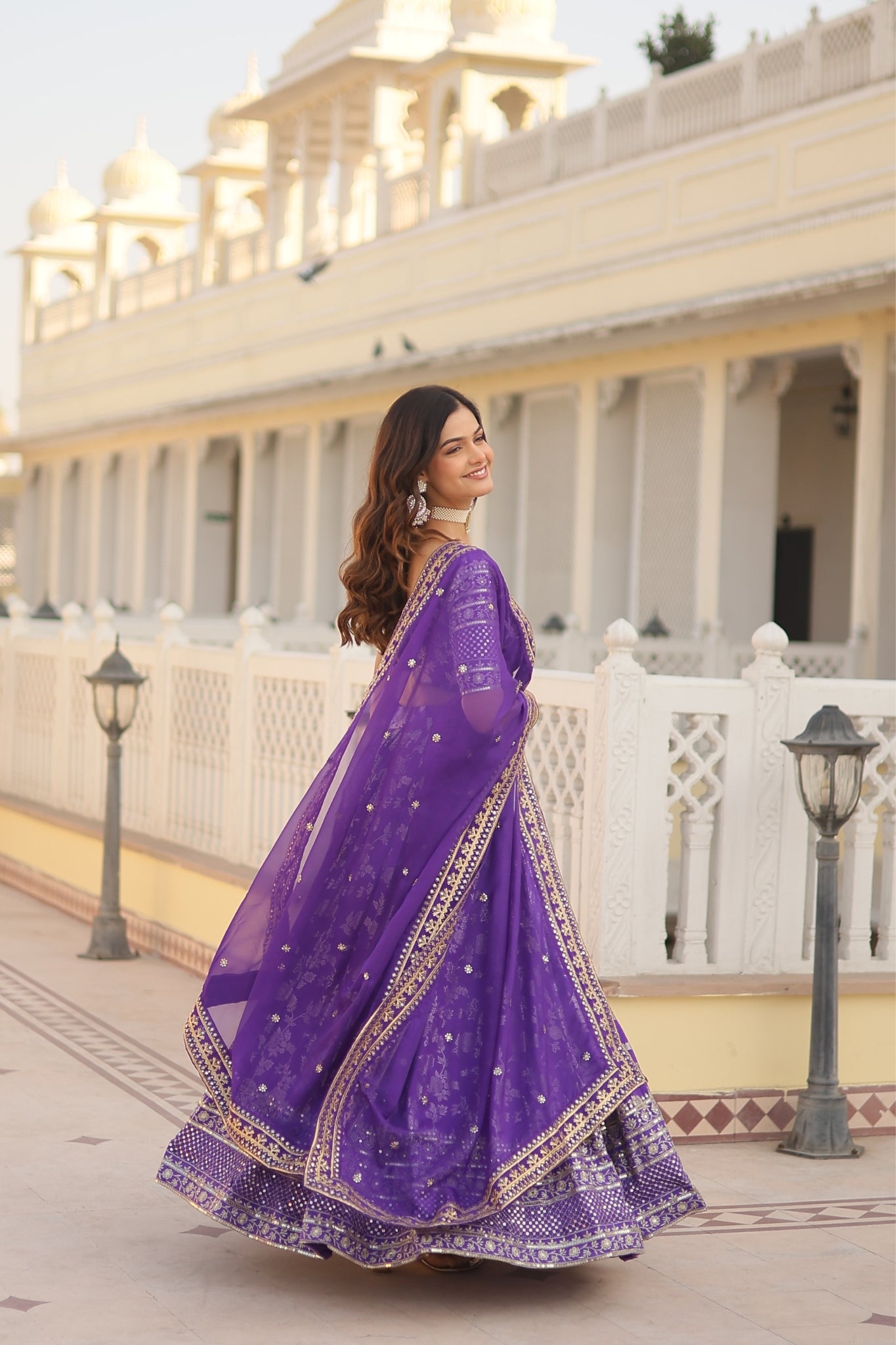 Elevate Your Style with a Designer Jacquard Lehenga Choli