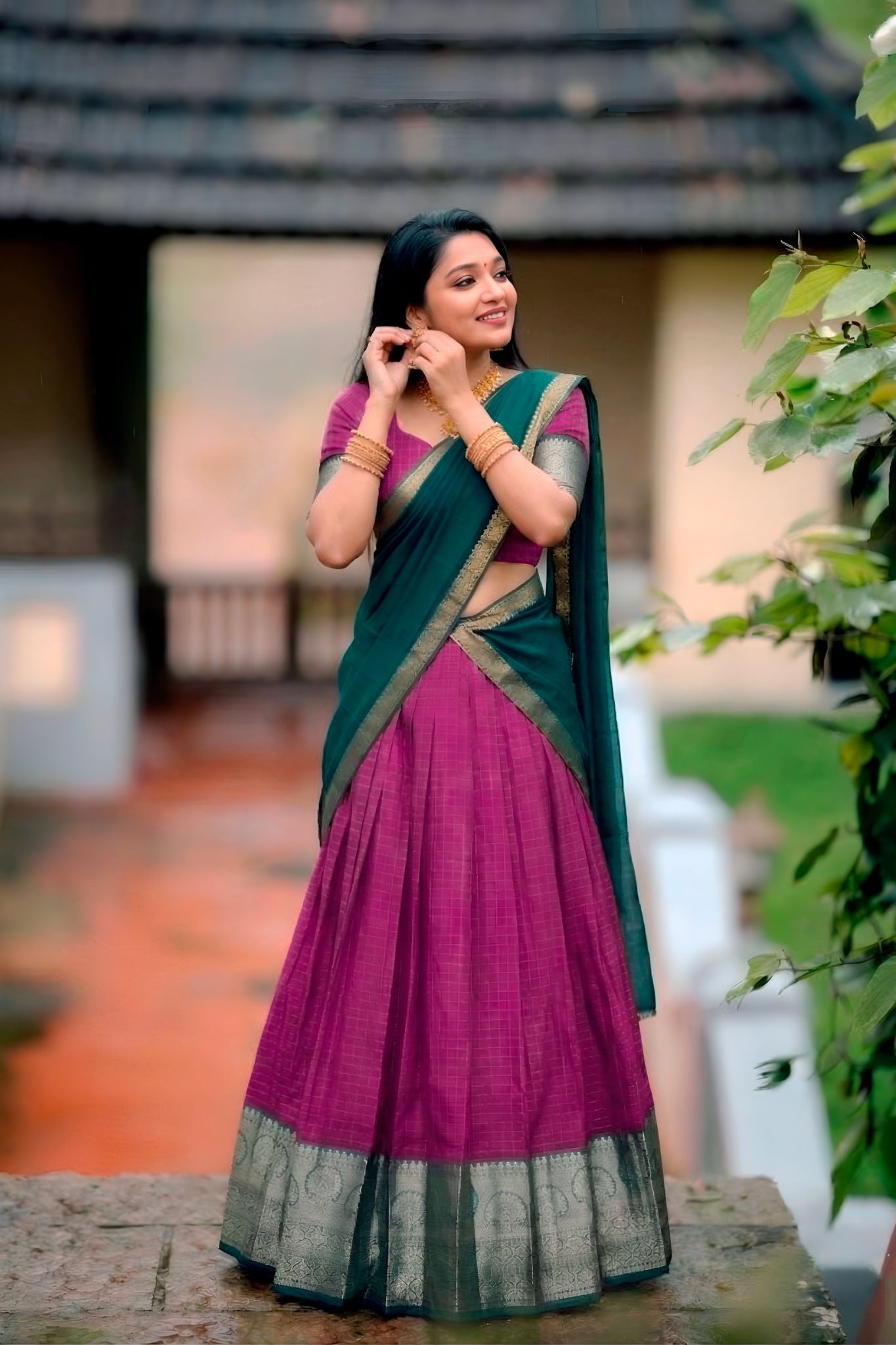 Premium Zari Weaving Work Lehenga Choli
