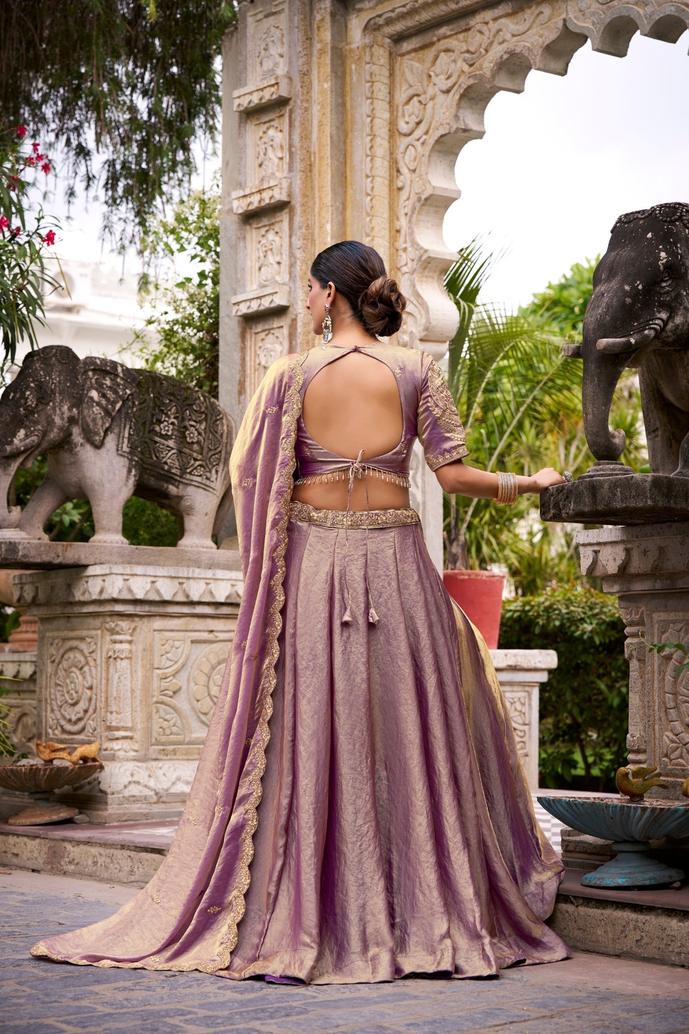 Stunning Wedding Designer Sequins Tread Embroidered Work Festive Lehenga Choli