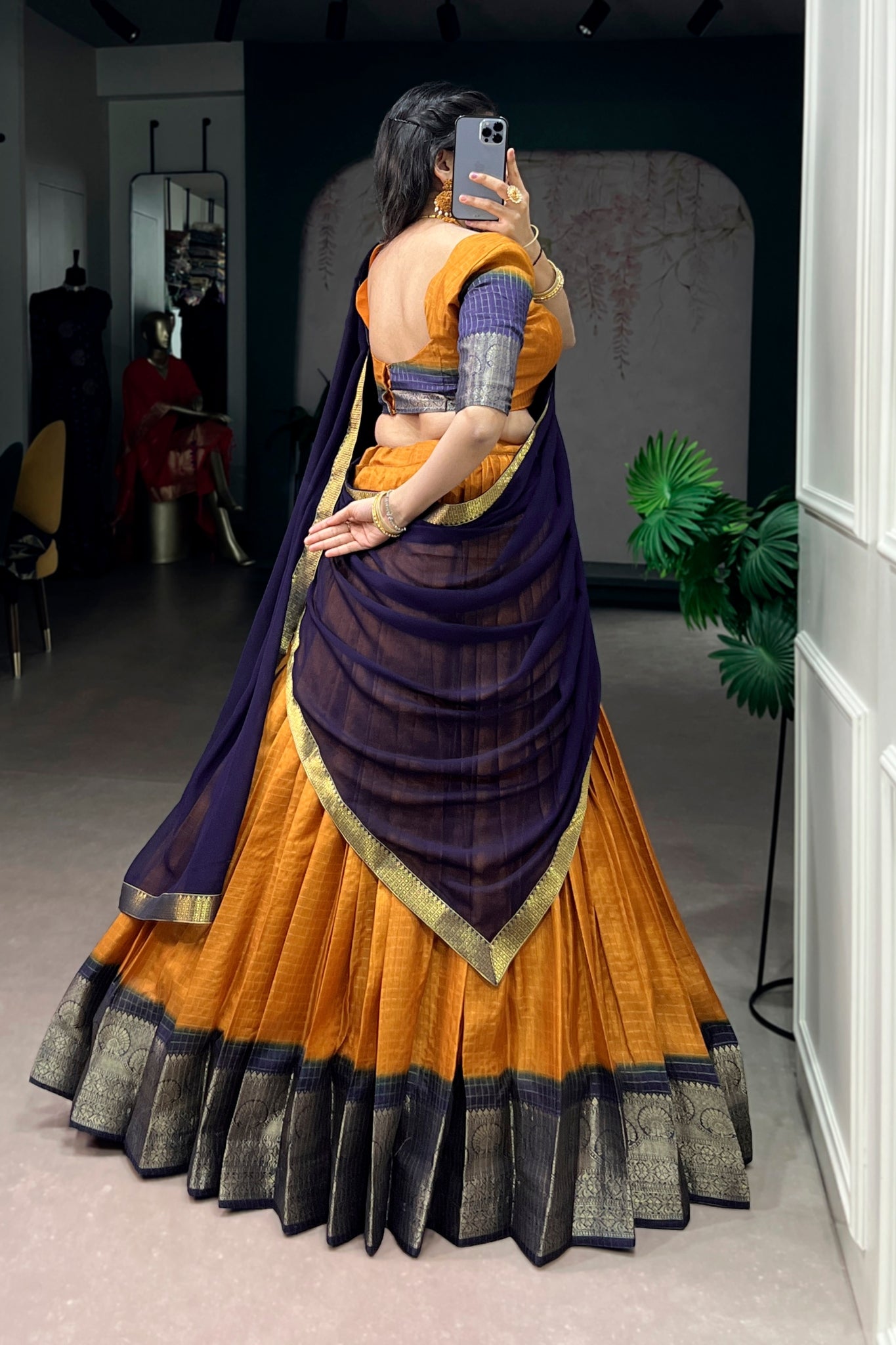 Premium Zari Weaving Work Lehenga Choli