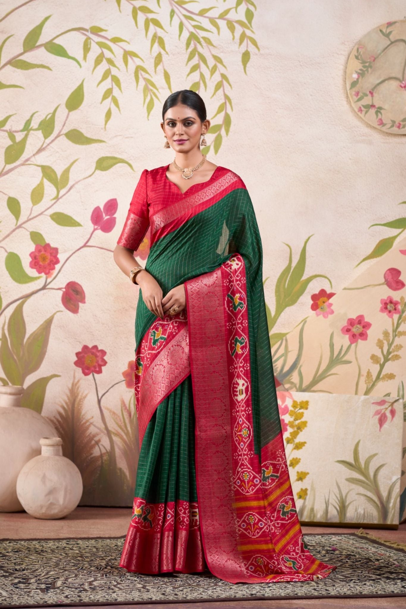 Patola Printed Weaving Work Saree