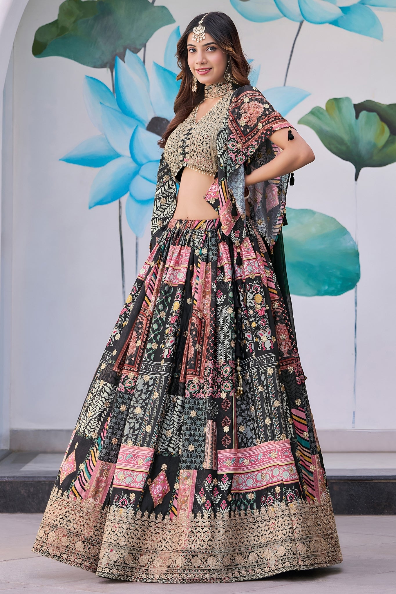 Ethereal Elegance Designer Wedding Lehenga Choli Set