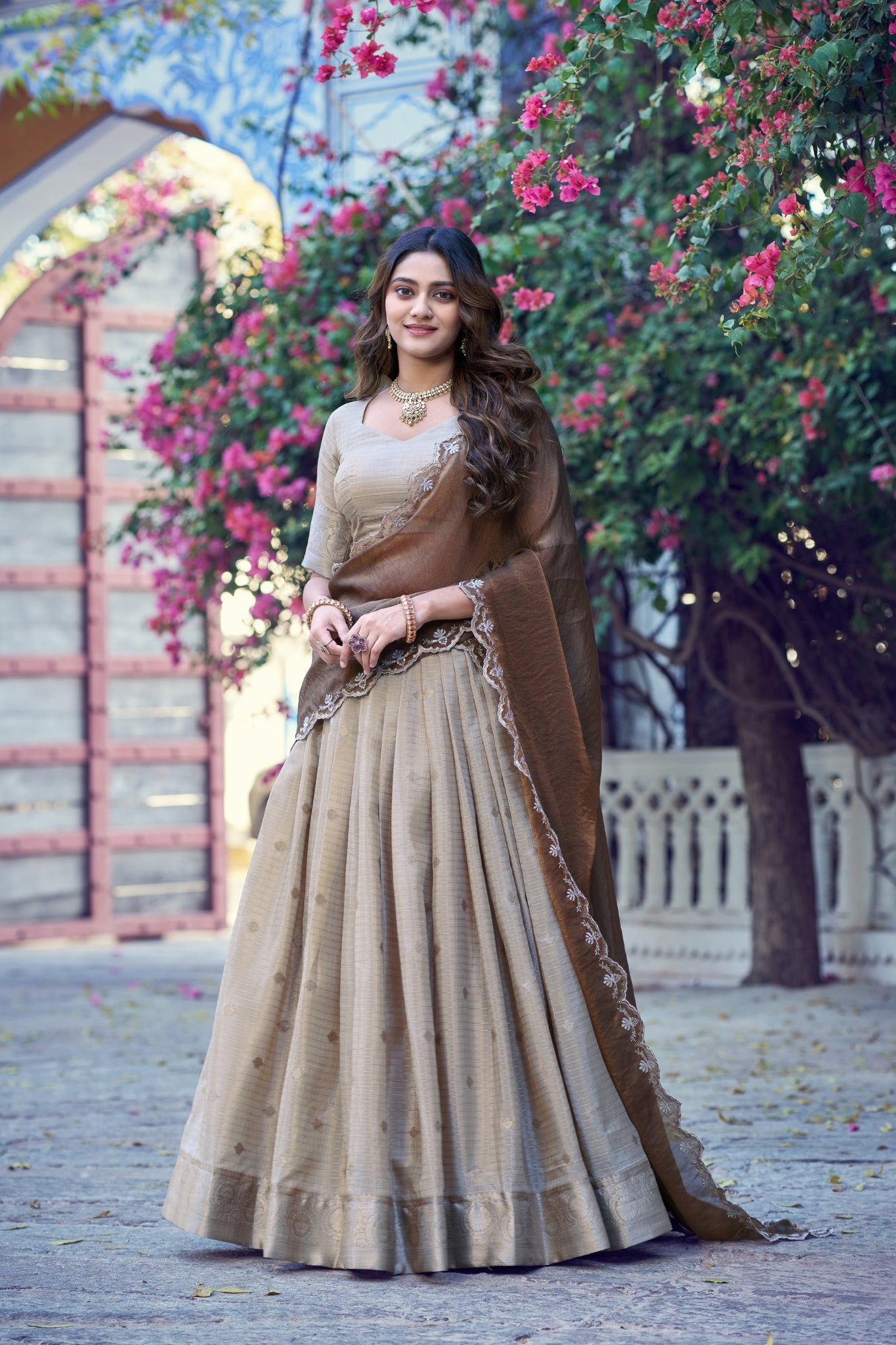 Onam Special Designer Lehenga Choli With Elegant Dupatta