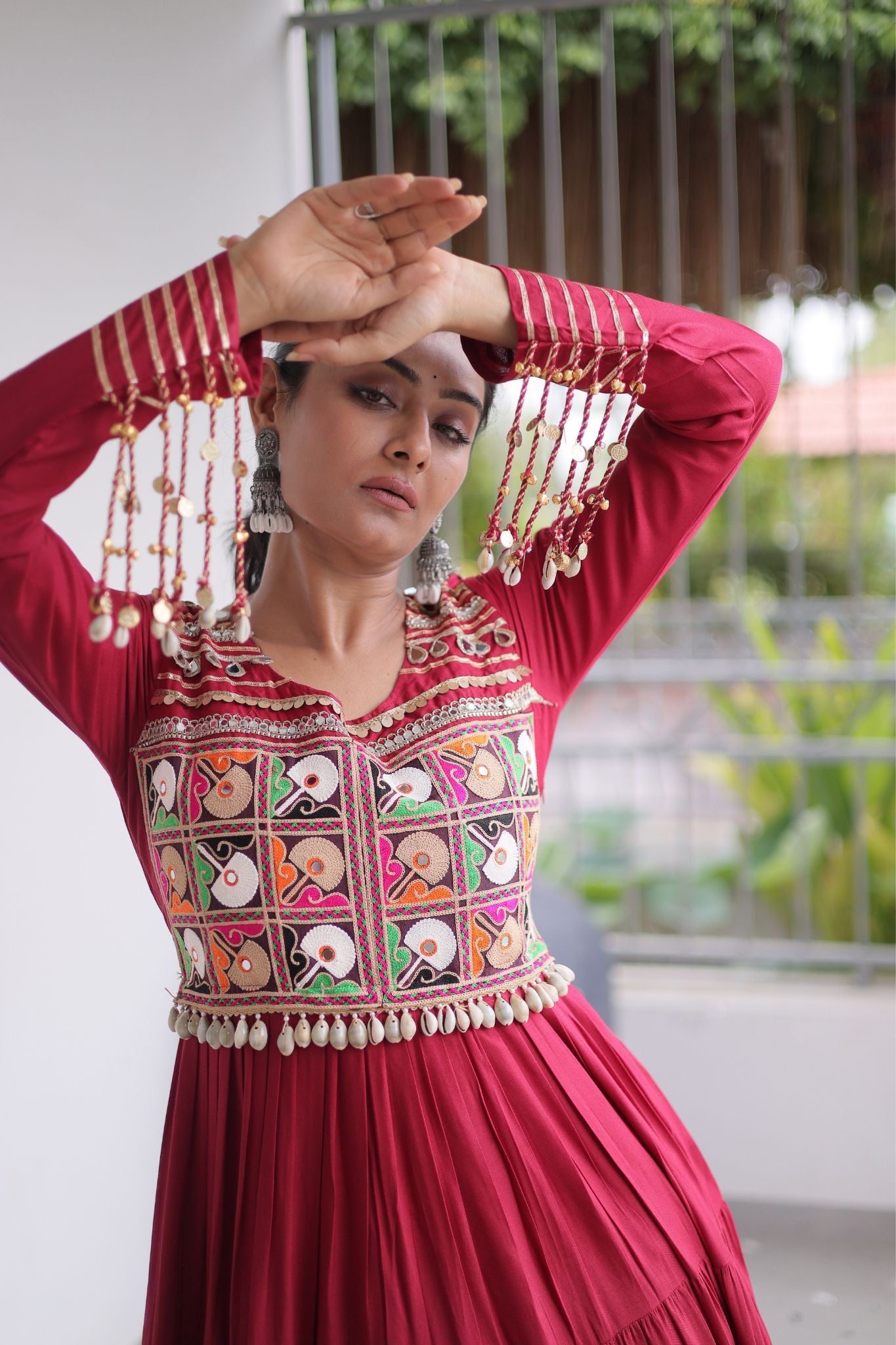 Raasrang Navratri Special Designer Gown for Women