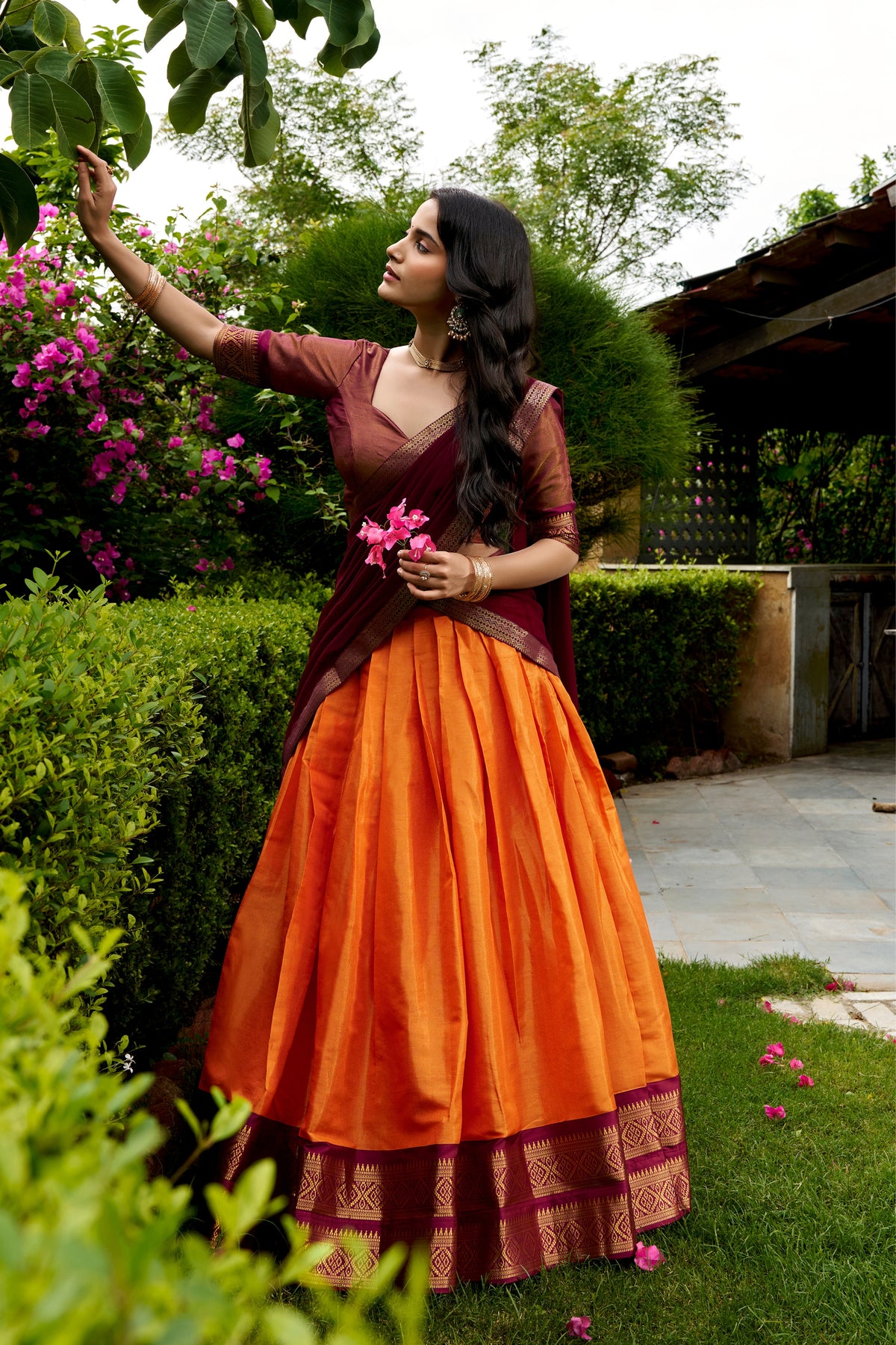 Kanchipuram Silk Lehenga Choli