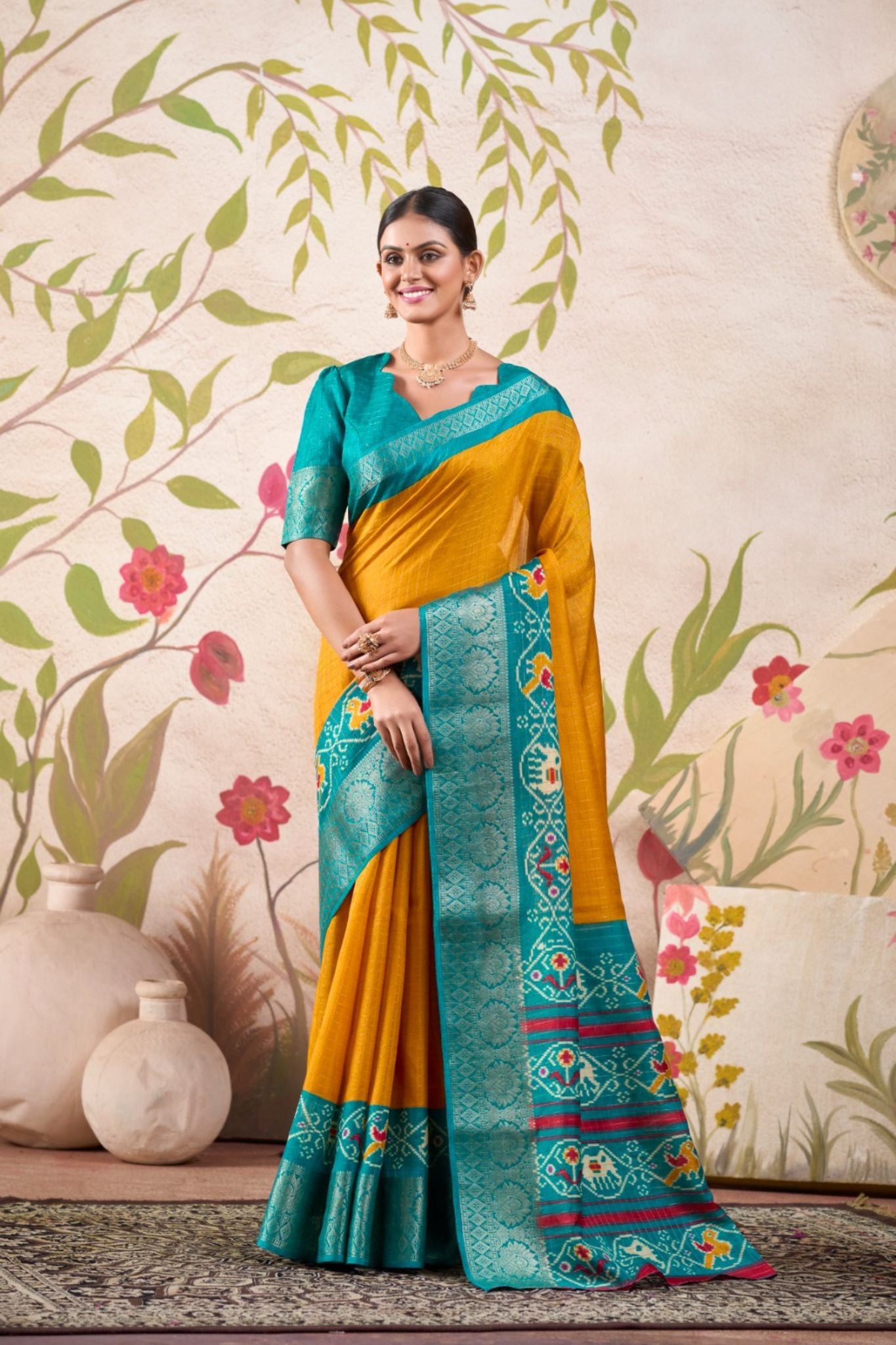 Patola Printed Weaving Work Saree