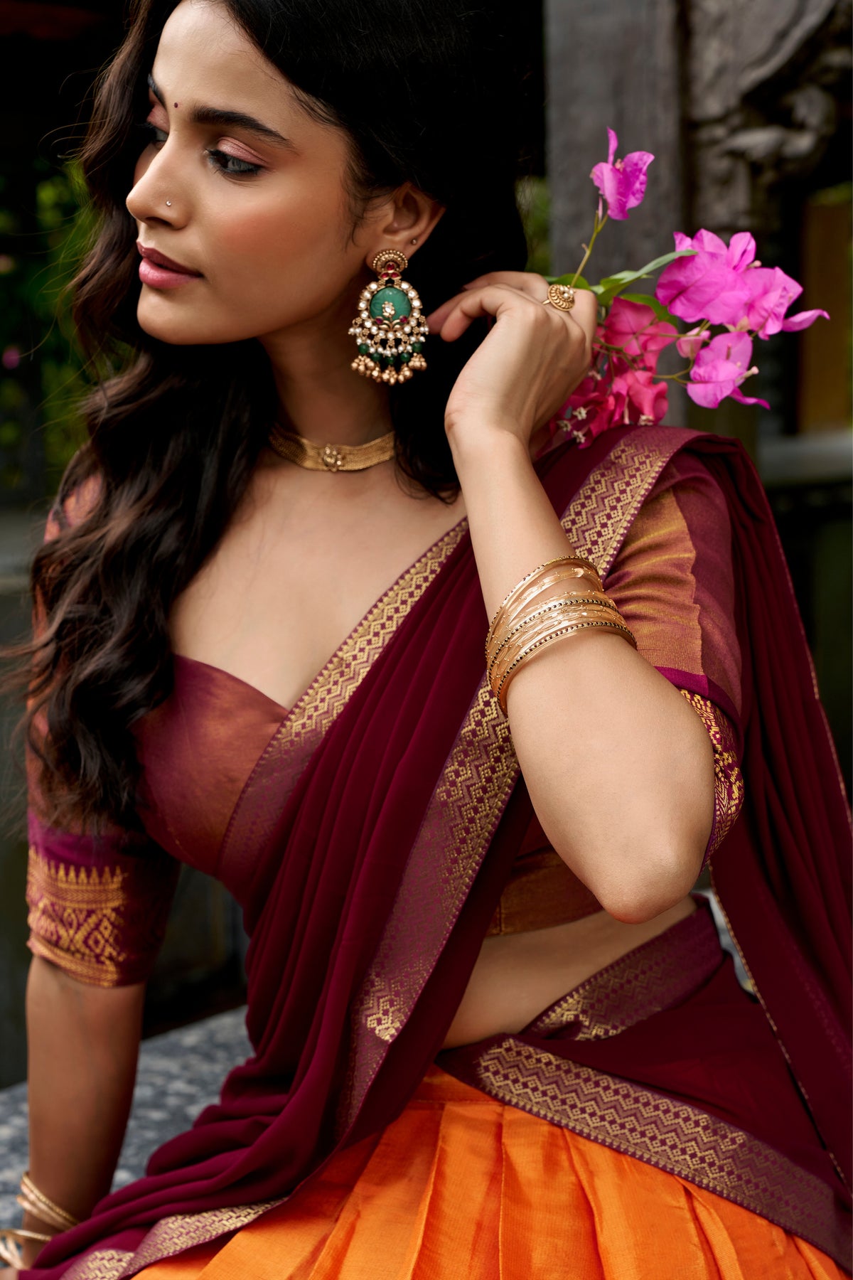 Kanchipuram Silk Lehenga Choli