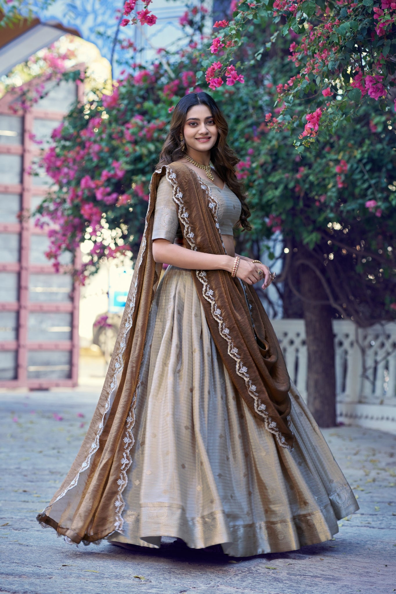 Onam Special Designer Lehenga Choli With Elegant Dupatta