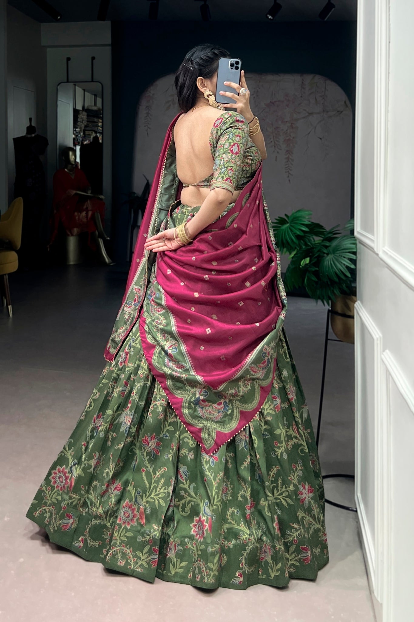 Premium Tasar Silk Lehenga Choli For Women
