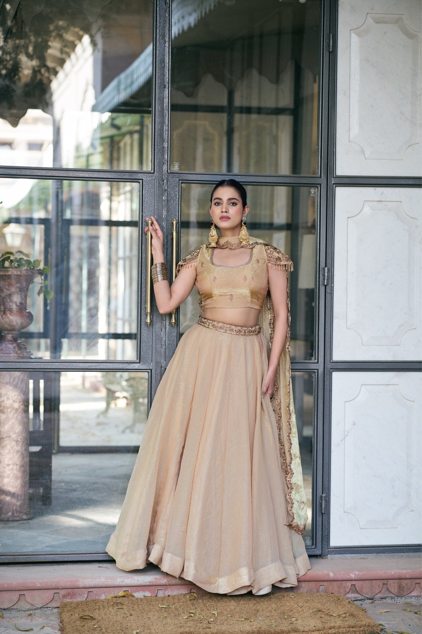 Stunning Wedding Designer Sequins Tread Embroidered Work Festive Lehenga Choli
