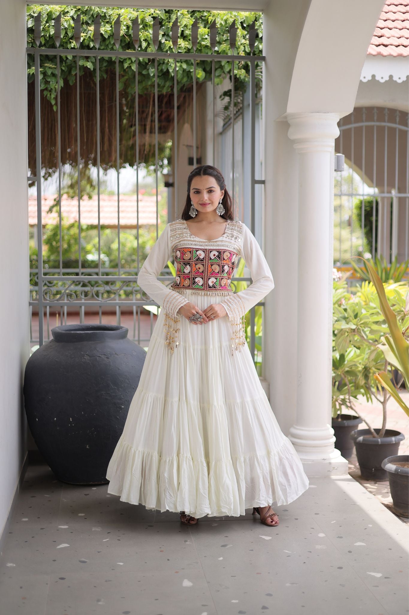 Raasrang Navratri Special Designer Gown for Women