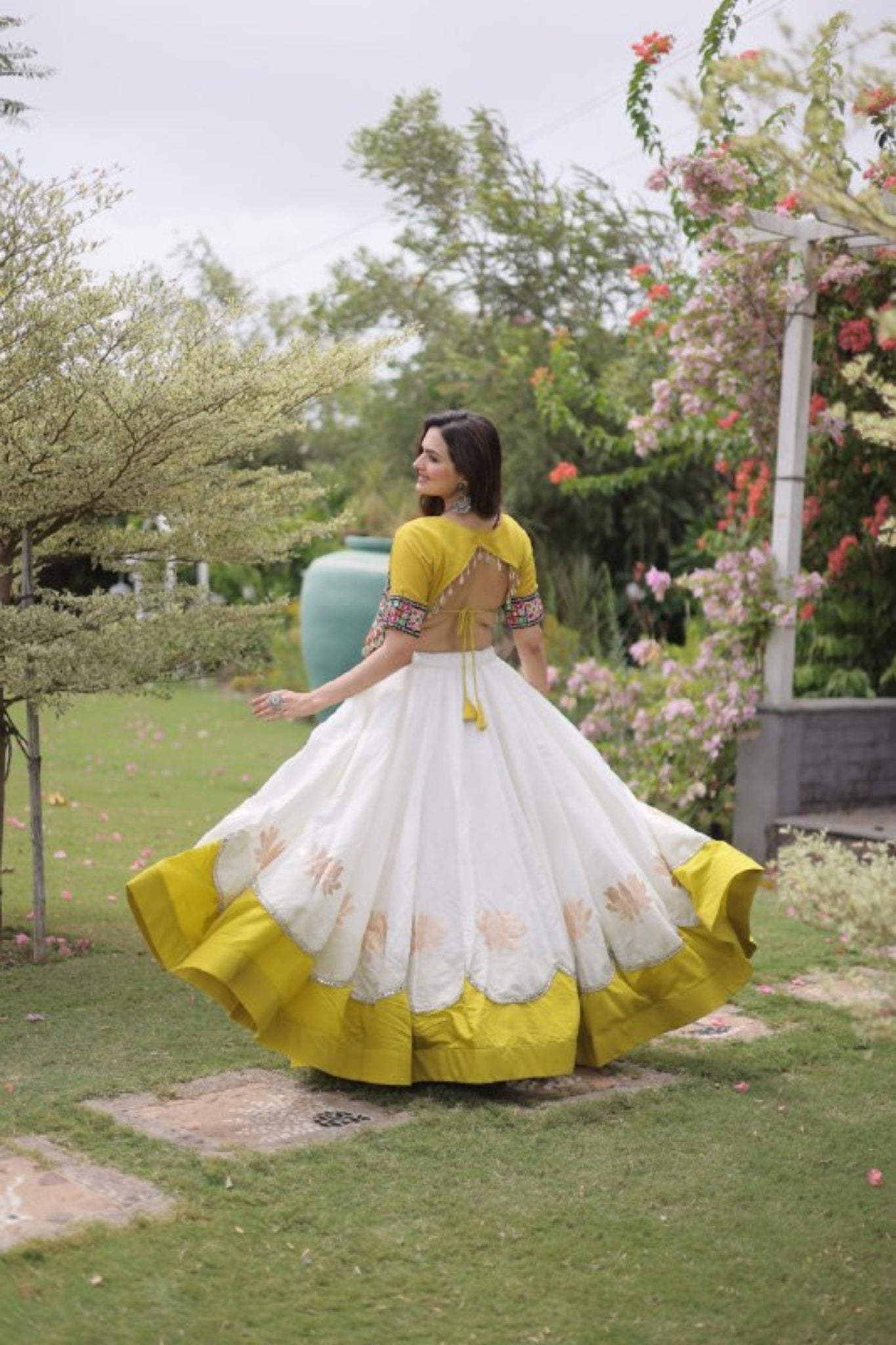 Raasrang Traditional Kutchi Work Lehenga Choli For Navratri