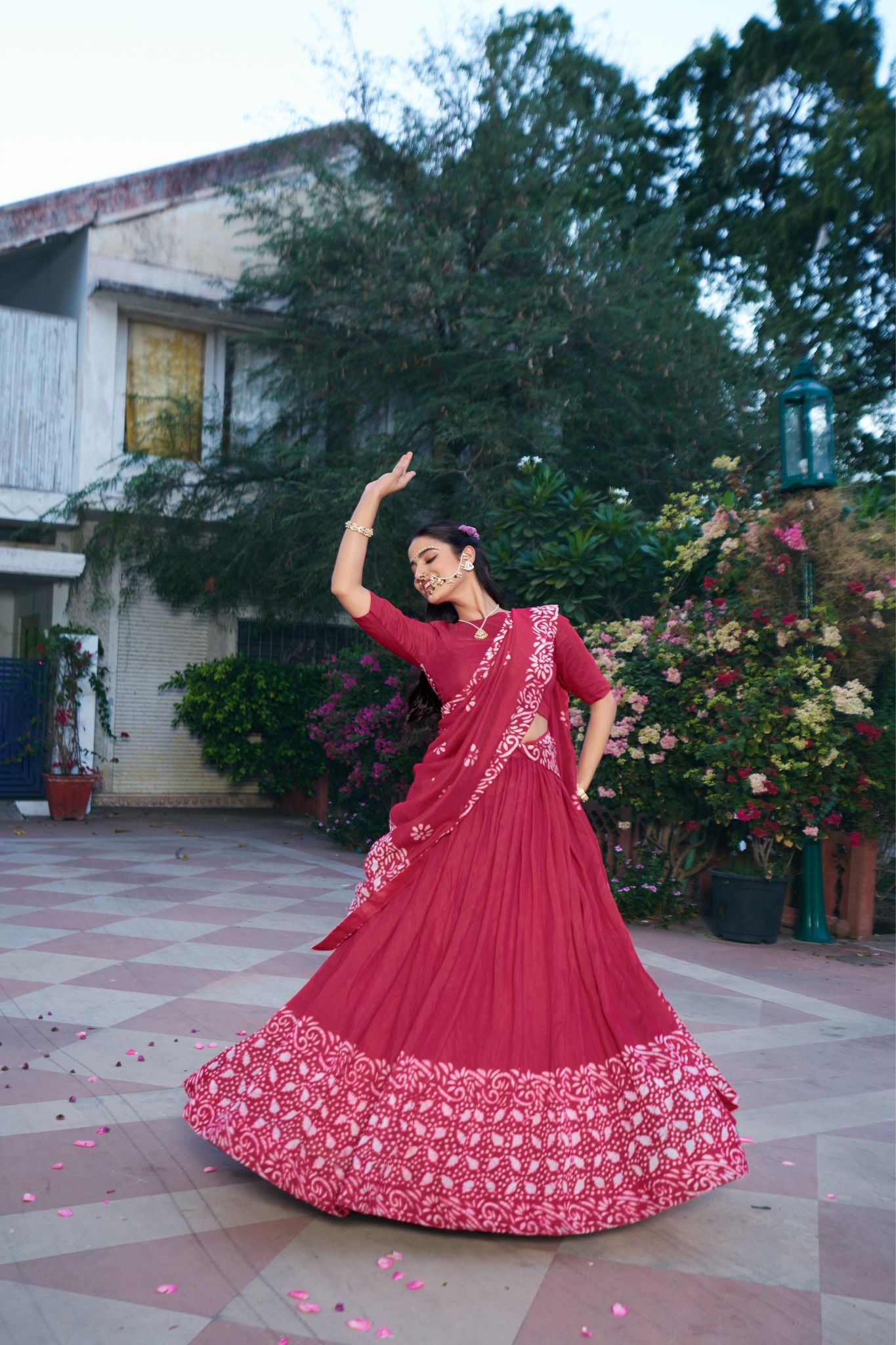 Festival Special Navratri And Janmashtami Gopi Dress For Women