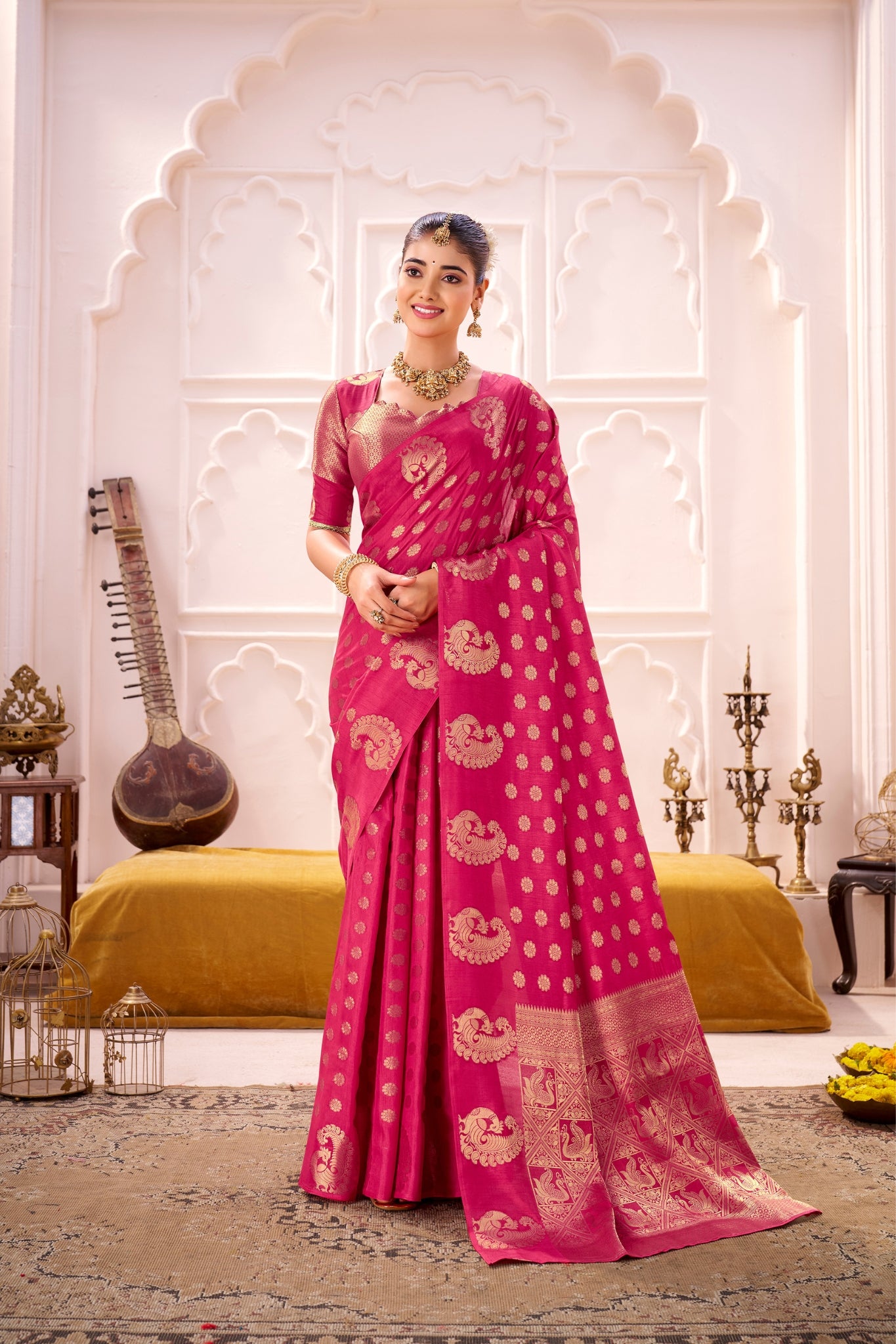 Premium Designer Traditional Saree For Elegant Occasions