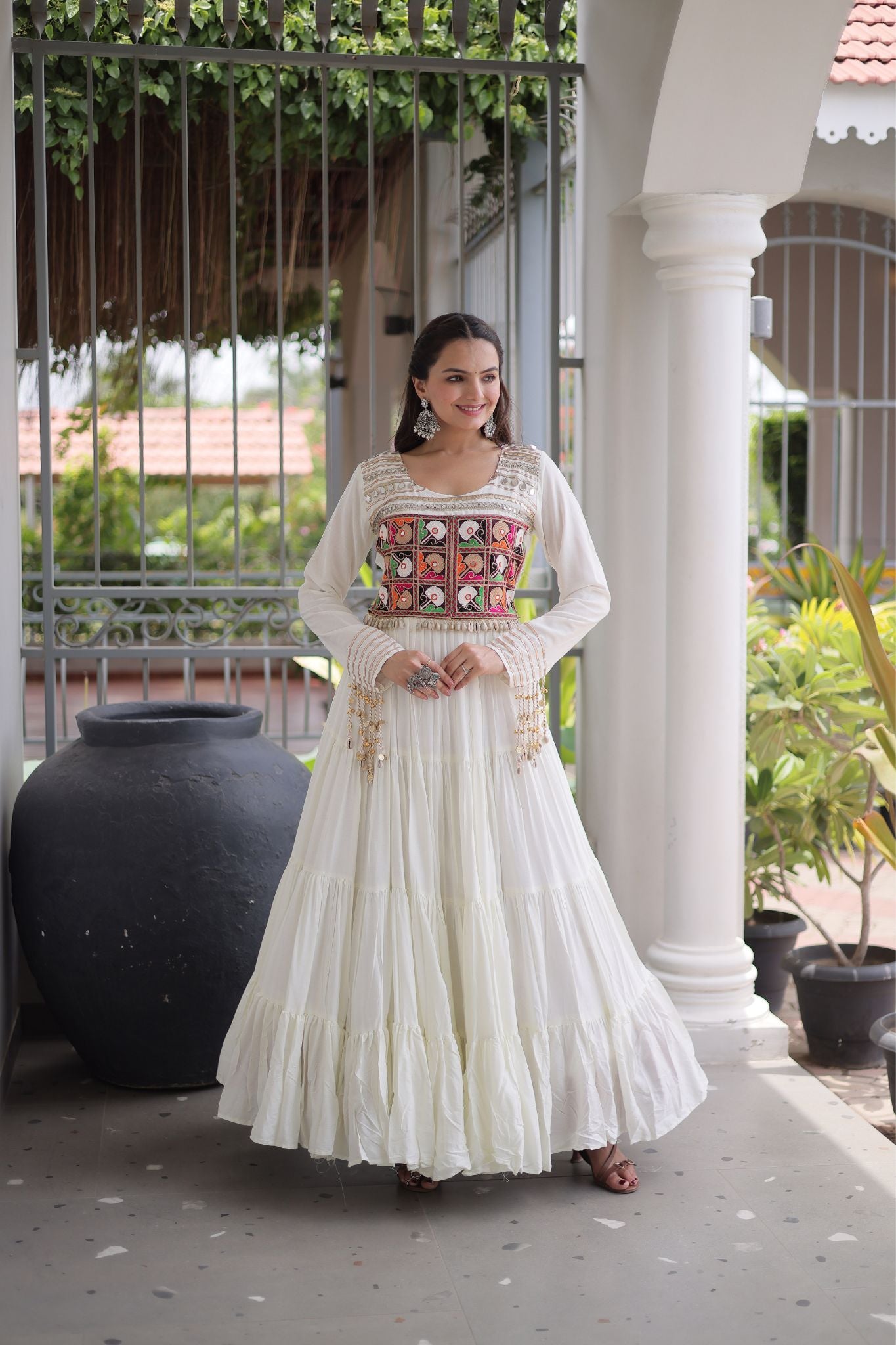 Raasrang Navratri Special Designer Gown for Women