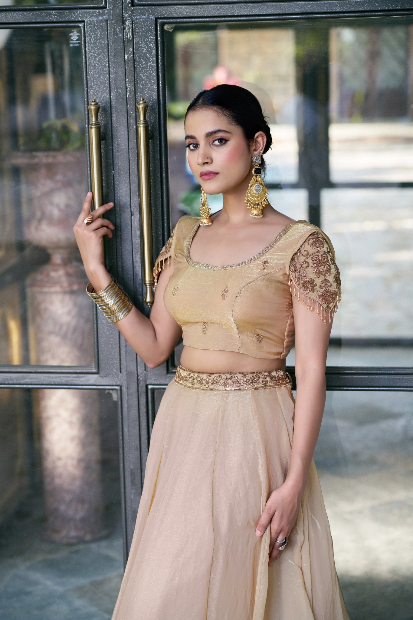Stunning Wedding Designer Sequins Tread Embroidered Work Festive Lehenga Choli