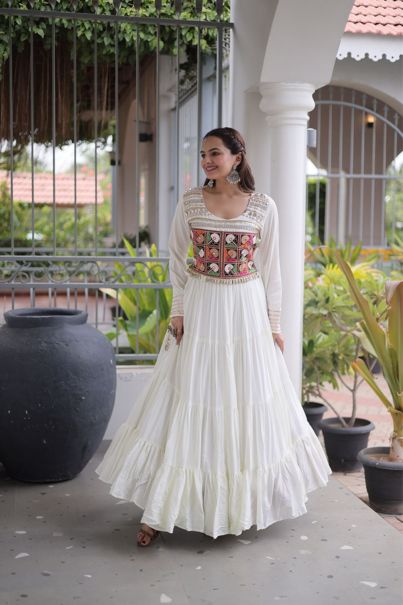 Raasrang Navratri Special Designer Gown for Women