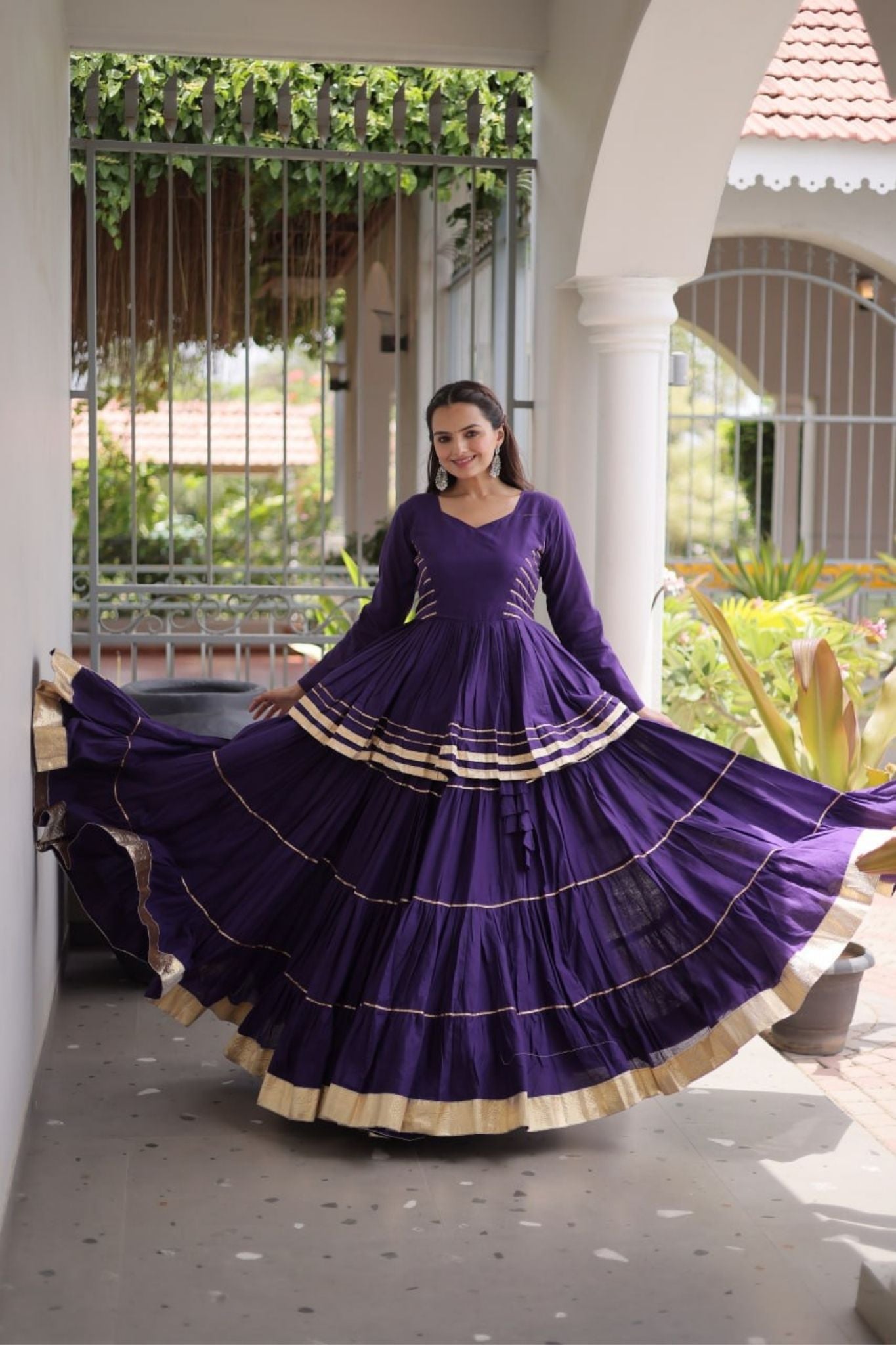 Raasrang Traditional Navratri Special Beautiful Cotton Lehenga Choli