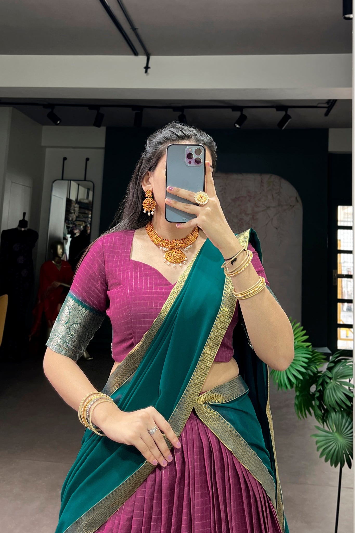 Premium Zari Weaving Work Lehenga Choli