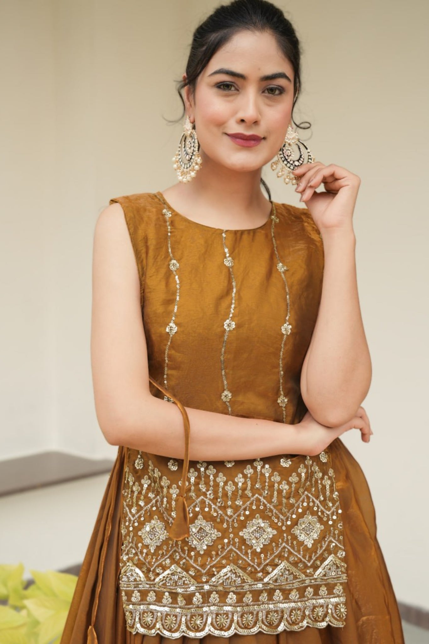 Luxury Fancy Koti Style Lehenga Choli With Heavy Beads Embroidery For Wedding And Festive Wear