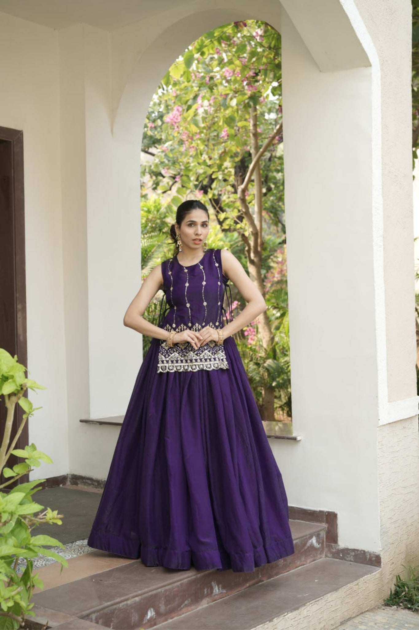 Luxury Fancy Koti Style Lehenga Choli With Heavy Beads Embroidery For Wedding And Festive Wear