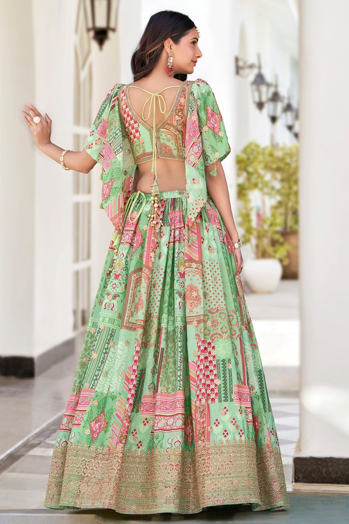Ethereal Elegance Designer Wedding Lehenga Choli Set
