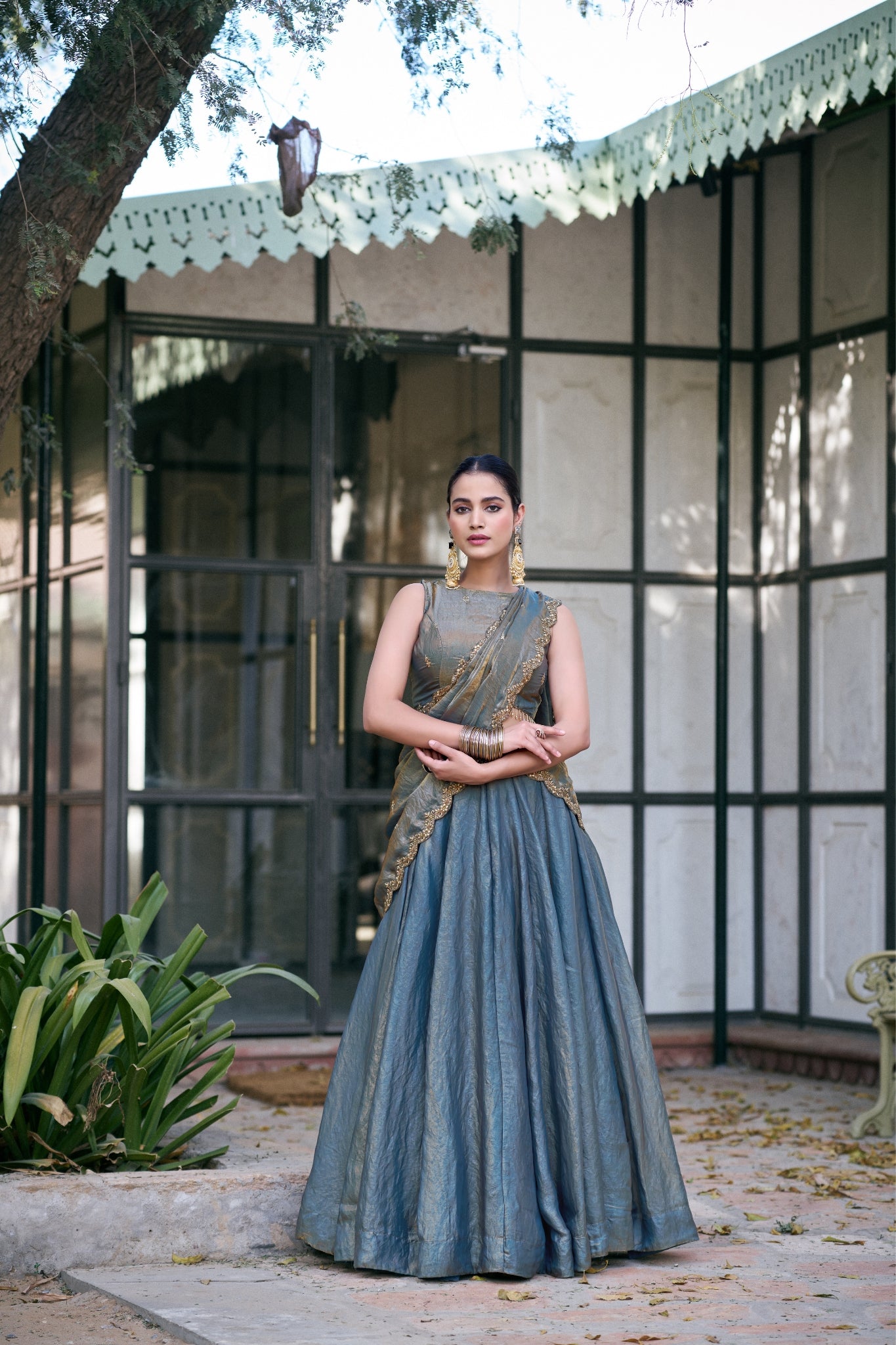 Stunning Wedding Designer Sequins Tread Embroidered Work Festive Lehenga Choli