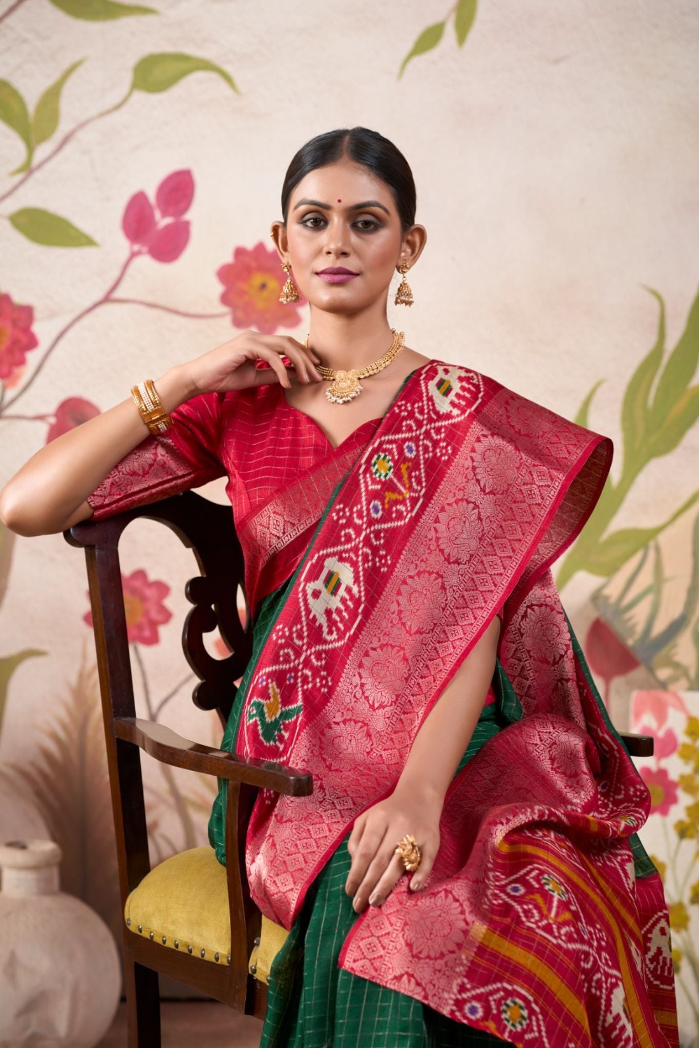 Patola Printed Weaving Work Saree