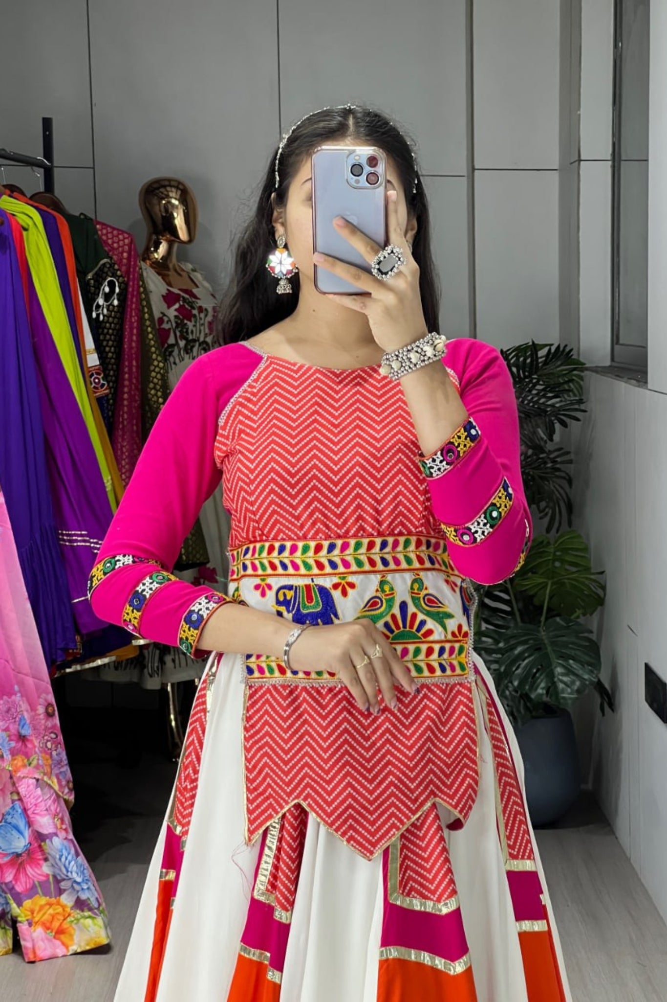 Navratri Special Designer Kutchhi Work Chaniya Choli For Women
