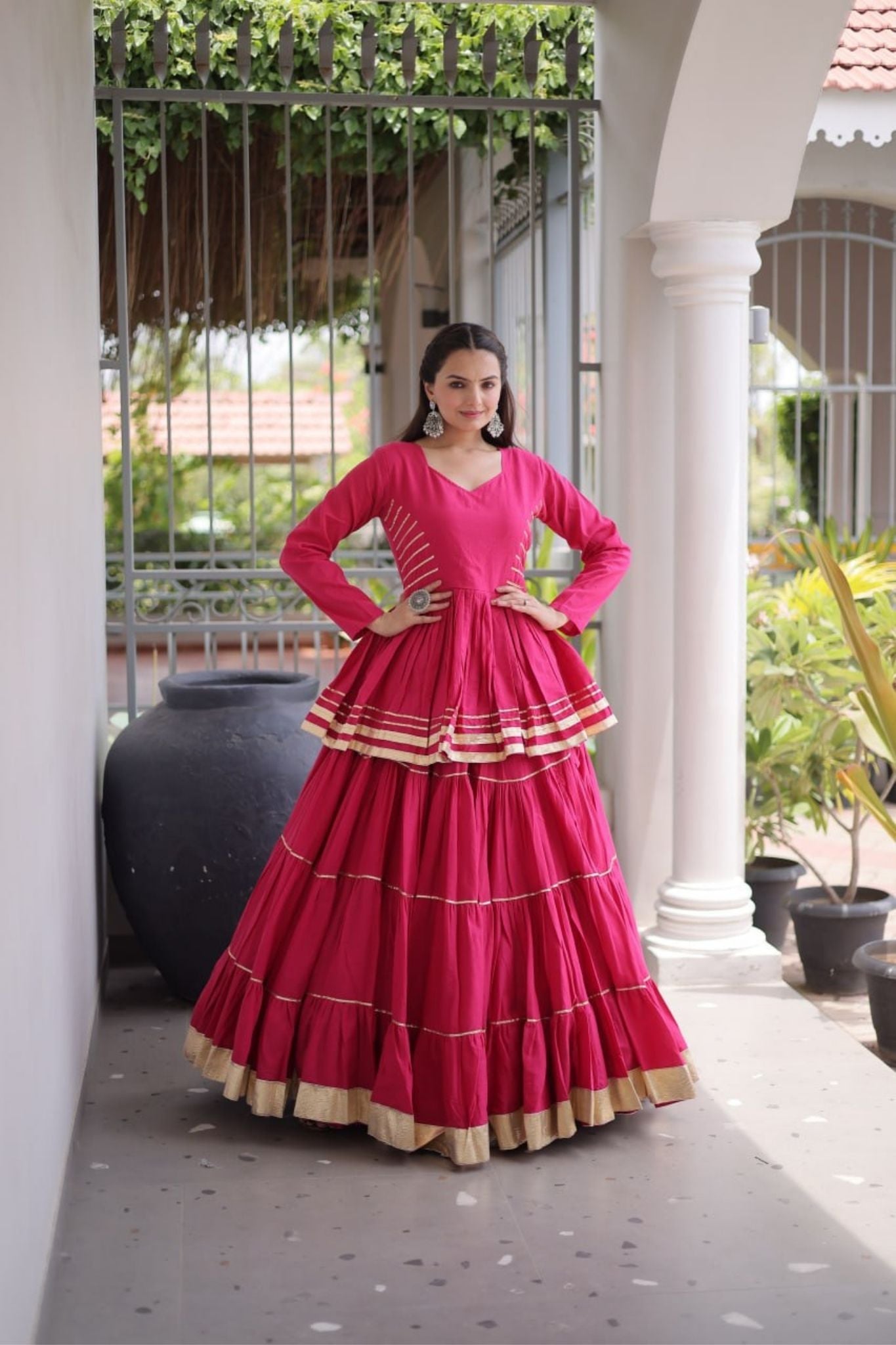 Raasrang Traditional Navratri Special Beautiful Cotton Lehenga Choli