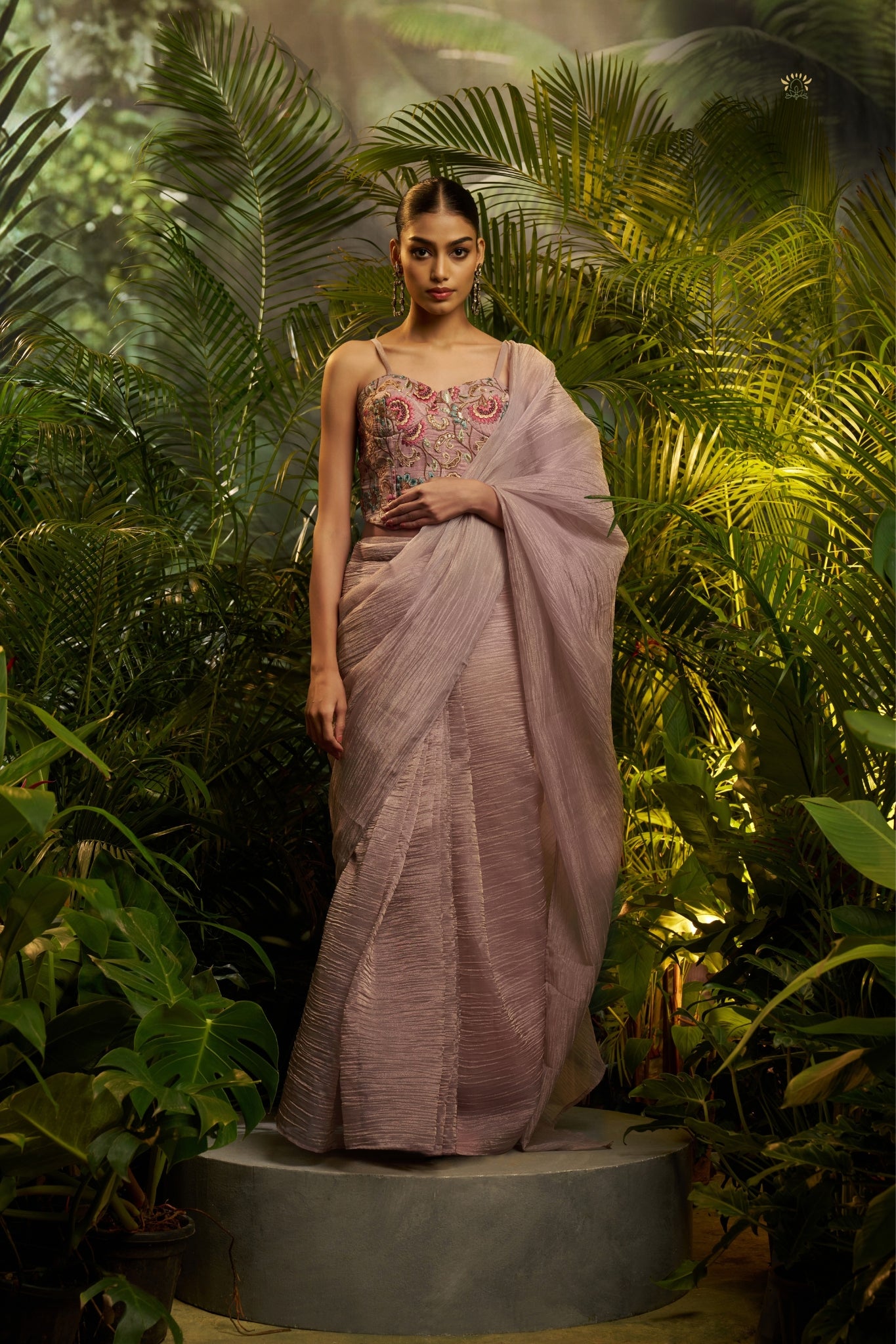 Trending Pure Tissue Designer Saree With Heavy Embroidered Blouse For Wedding, Reception, Festive & Celebrity Party Wear