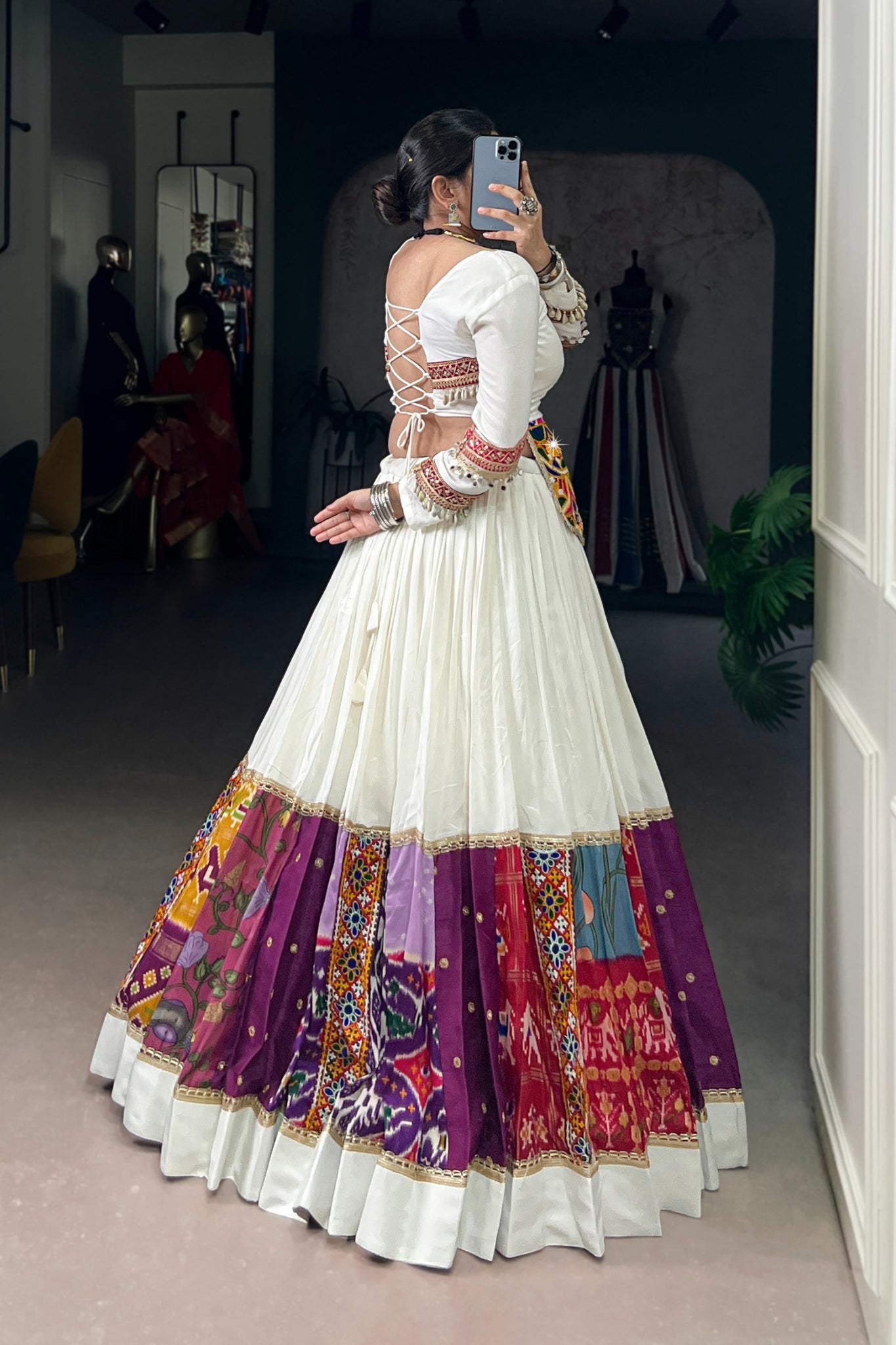 Premium Multicolor Navratri Lehenga Choli For Women