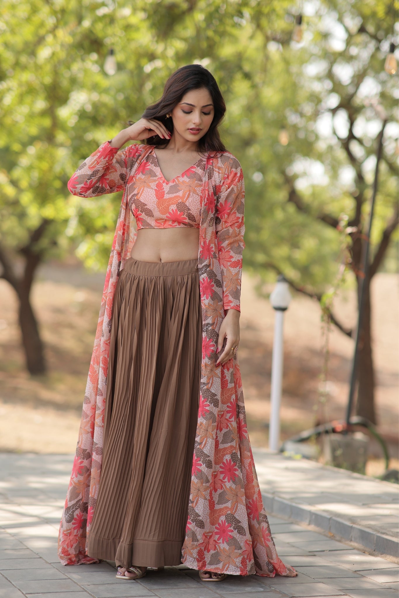 Beautiful Georgette Printed Lehenga Choli