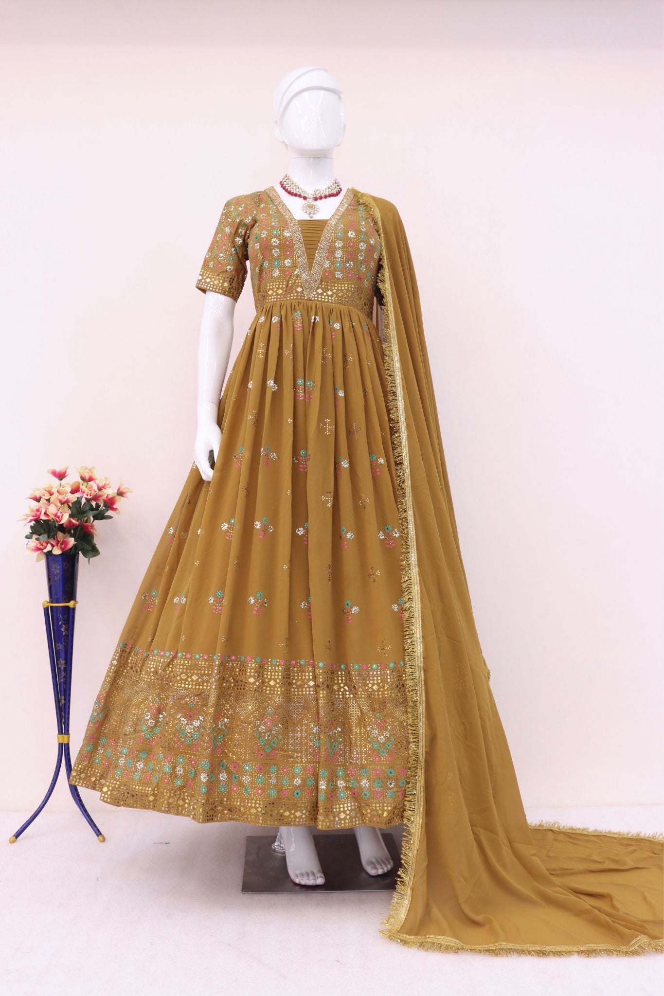 Georgette Designer Stylish Anarkali Gown