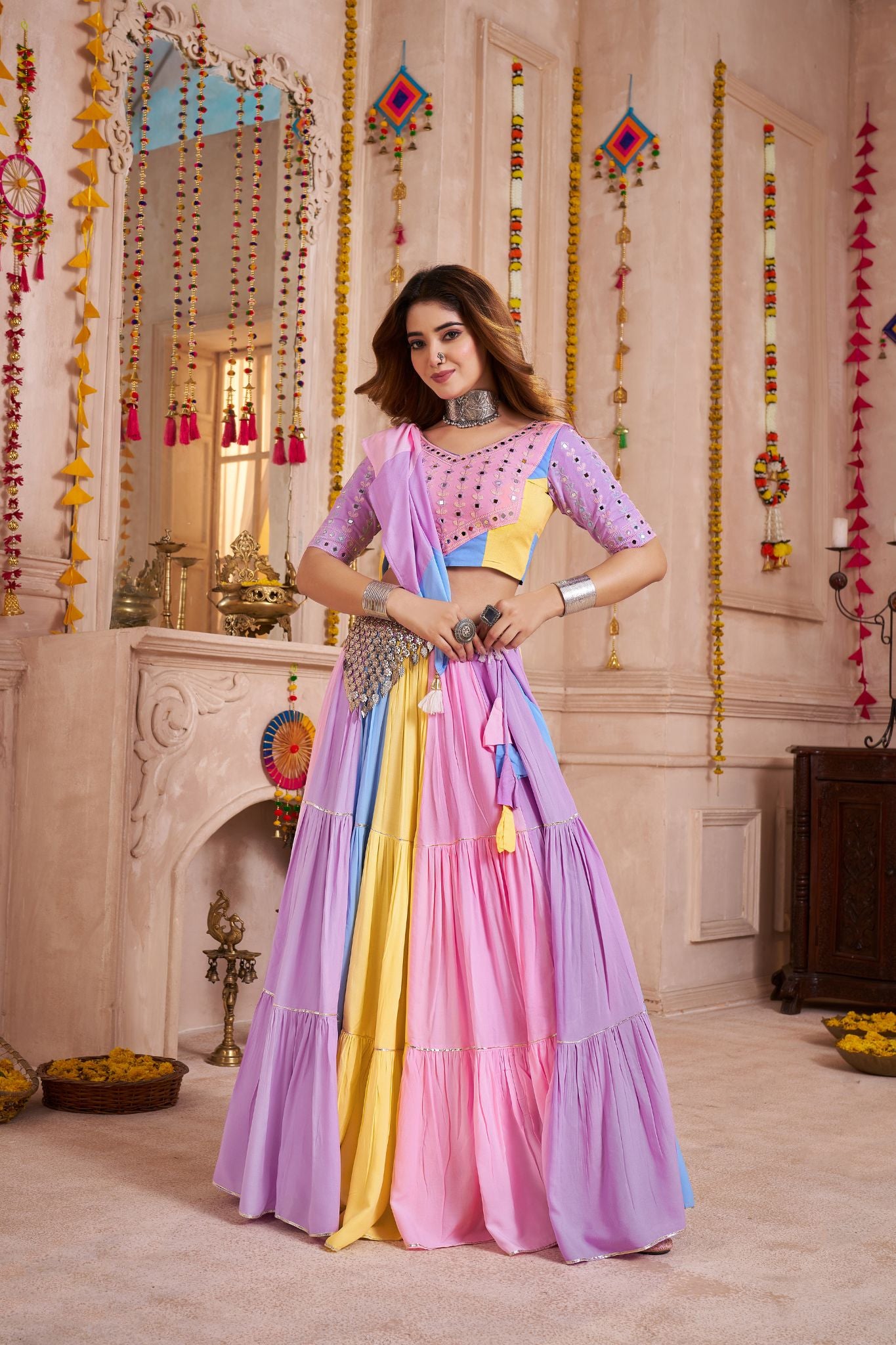 Tradition Designer Classic Colorful Navratri Lehenga Choli