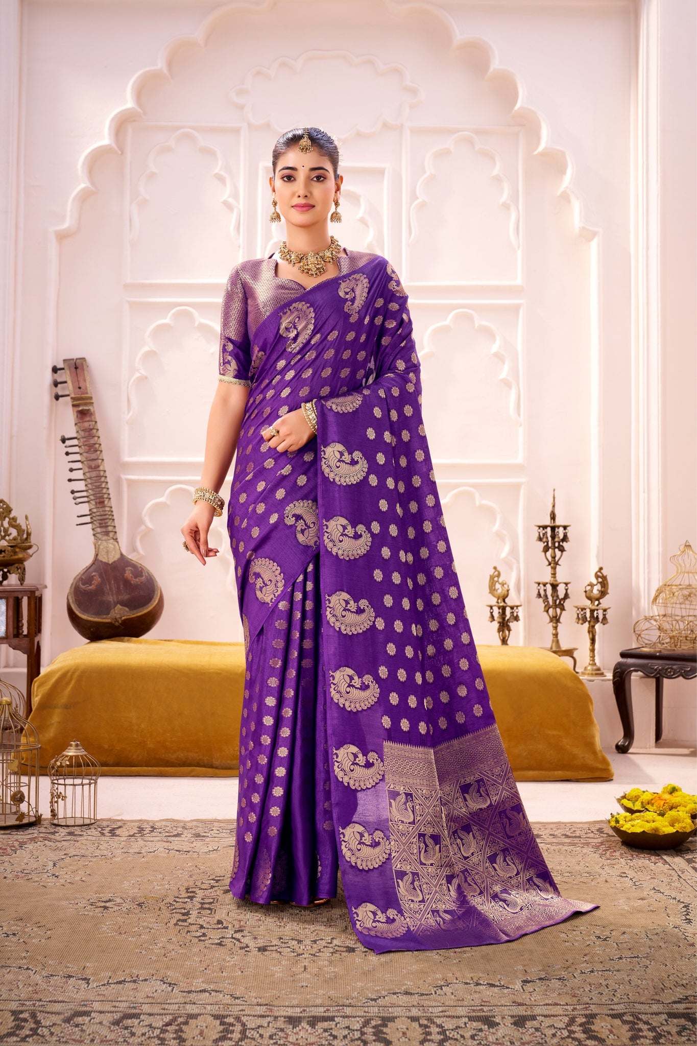 Premium Designer Traditional Saree For Elegant Occasions