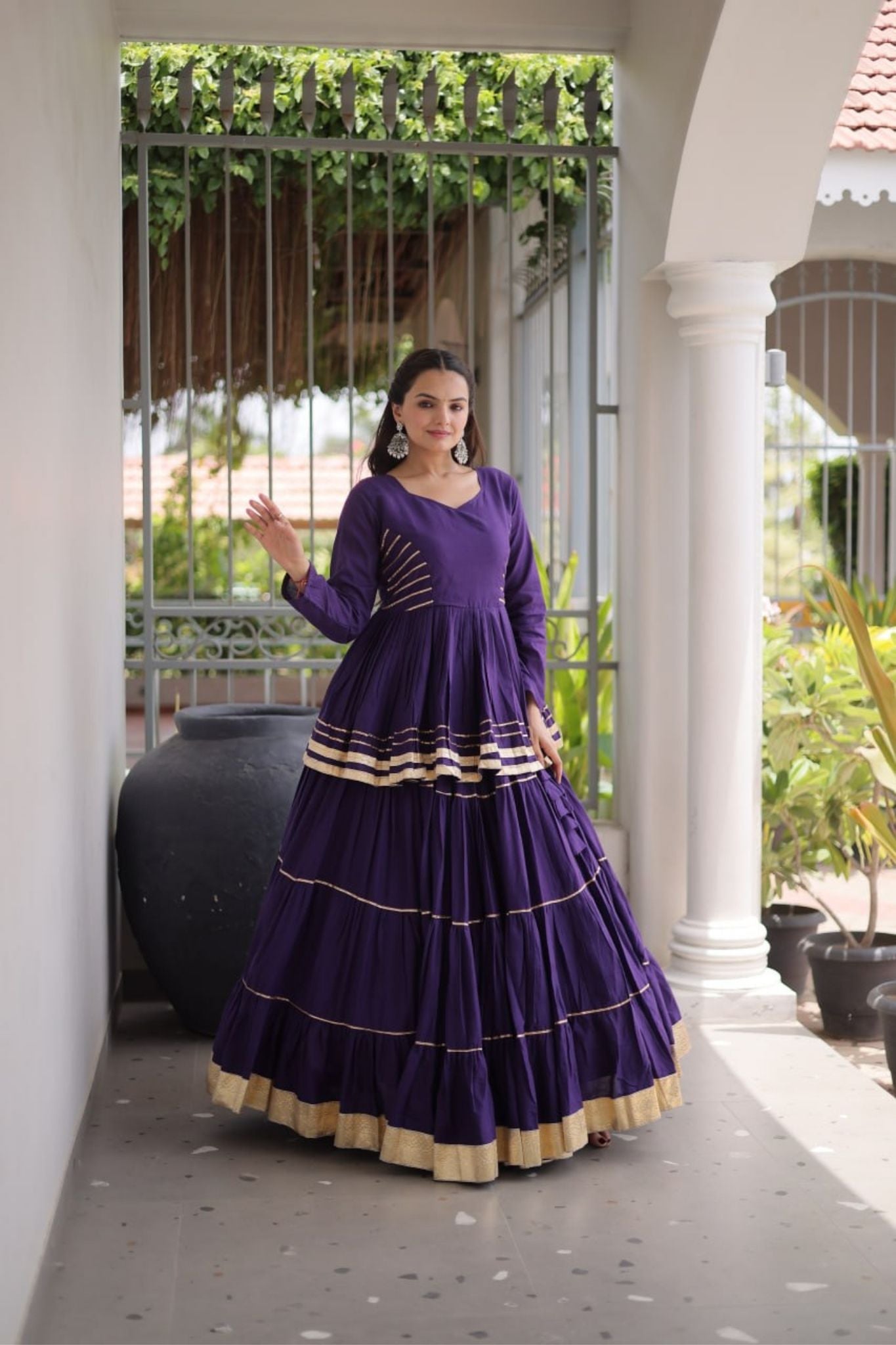 Raasrang Traditional Navratri Special Beautiful Cotton Lehenga Choli