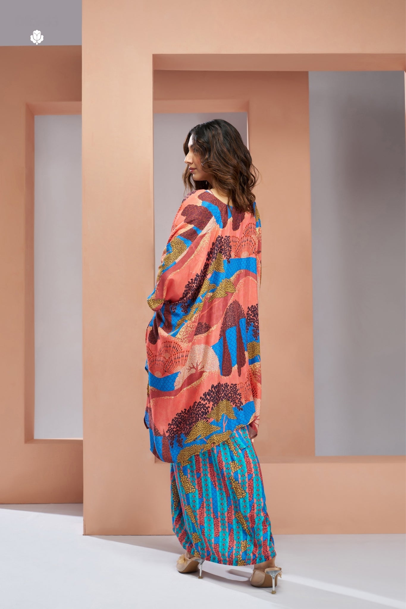 Aqua Blue Pure Muslin Silk Designer 3 Piece Set For Women