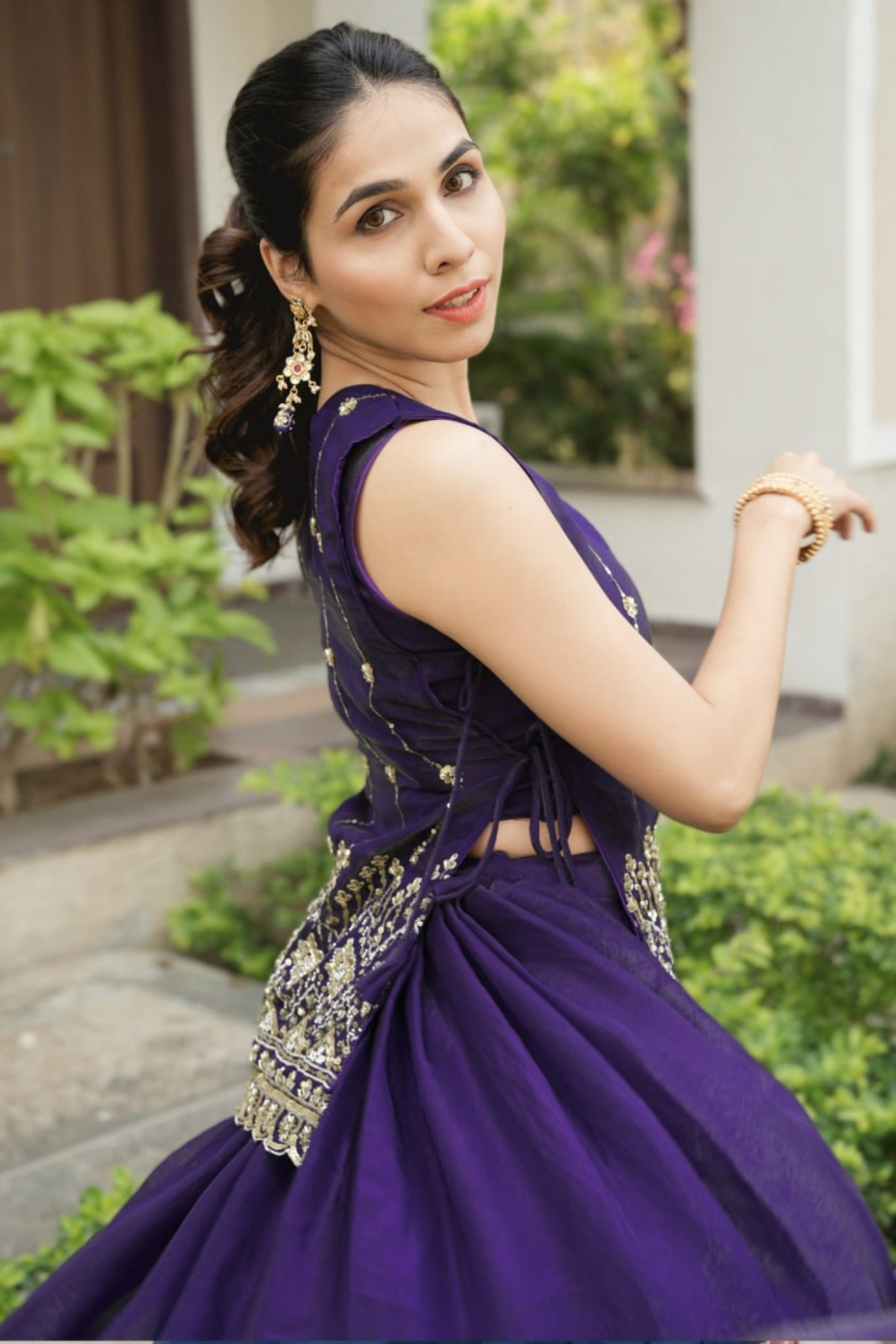 Luxury Fancy Koti Style Lehenga Choli With Heavy Beads Embroidery For Wedding And Festive Wear