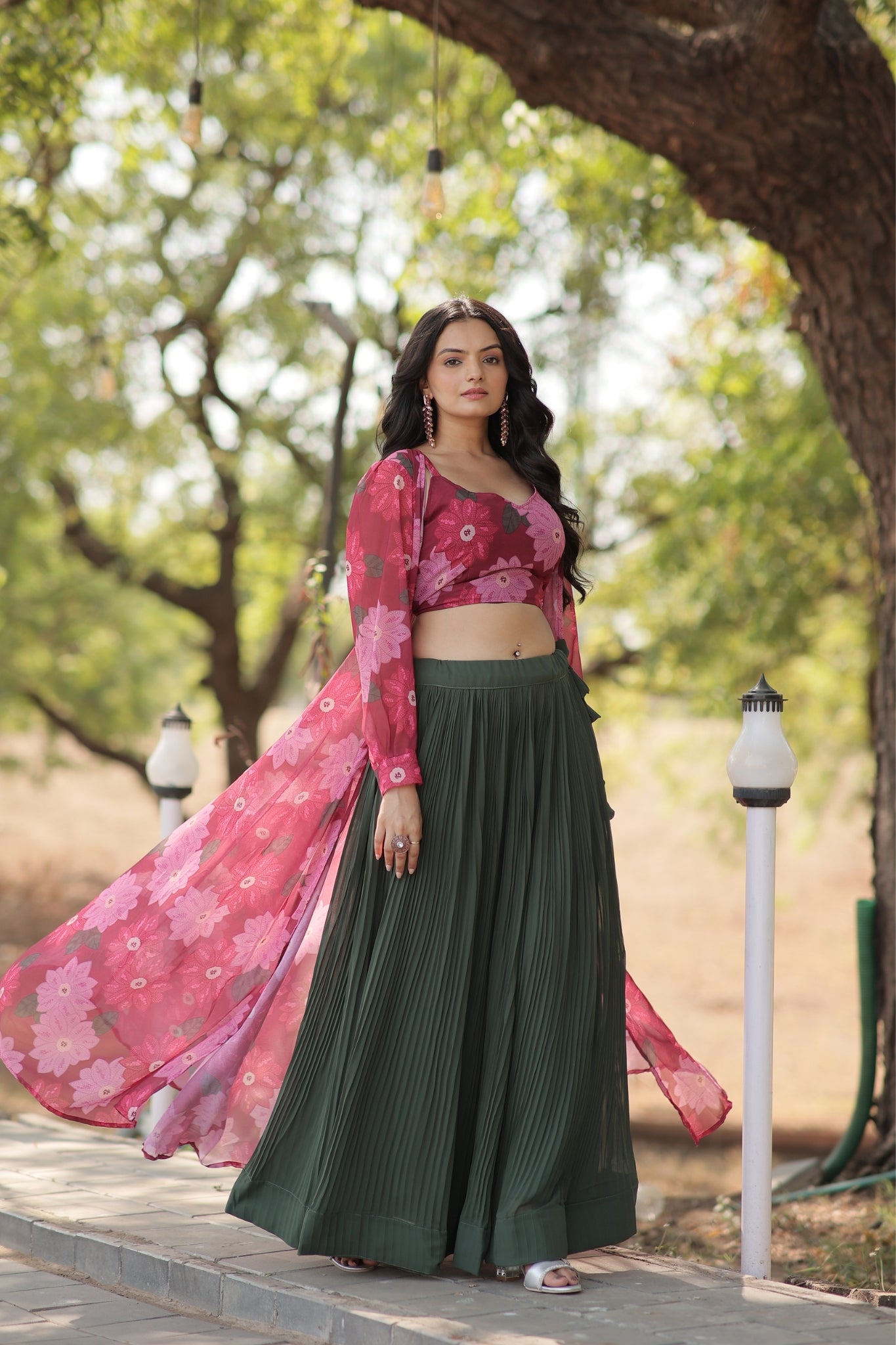 Beautiful Georgette Printed Lehenga Choli