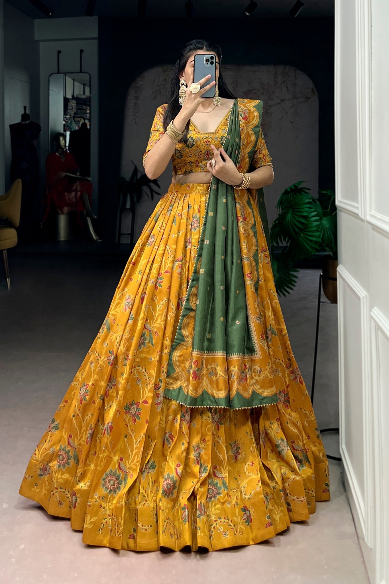 Premium Tasar Silk Lehenga Choli For Women