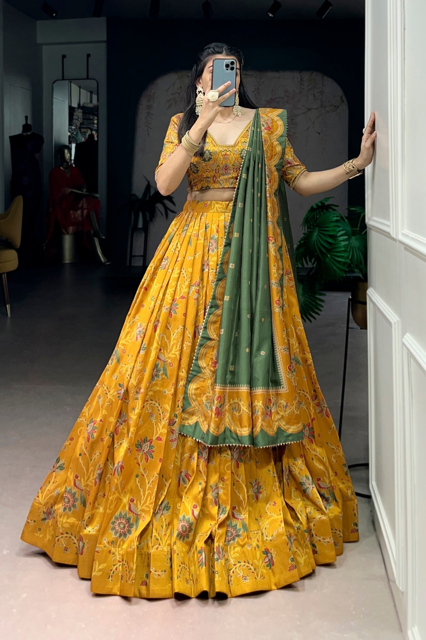 Premium Tasar Silk Lehenga Choli For Women