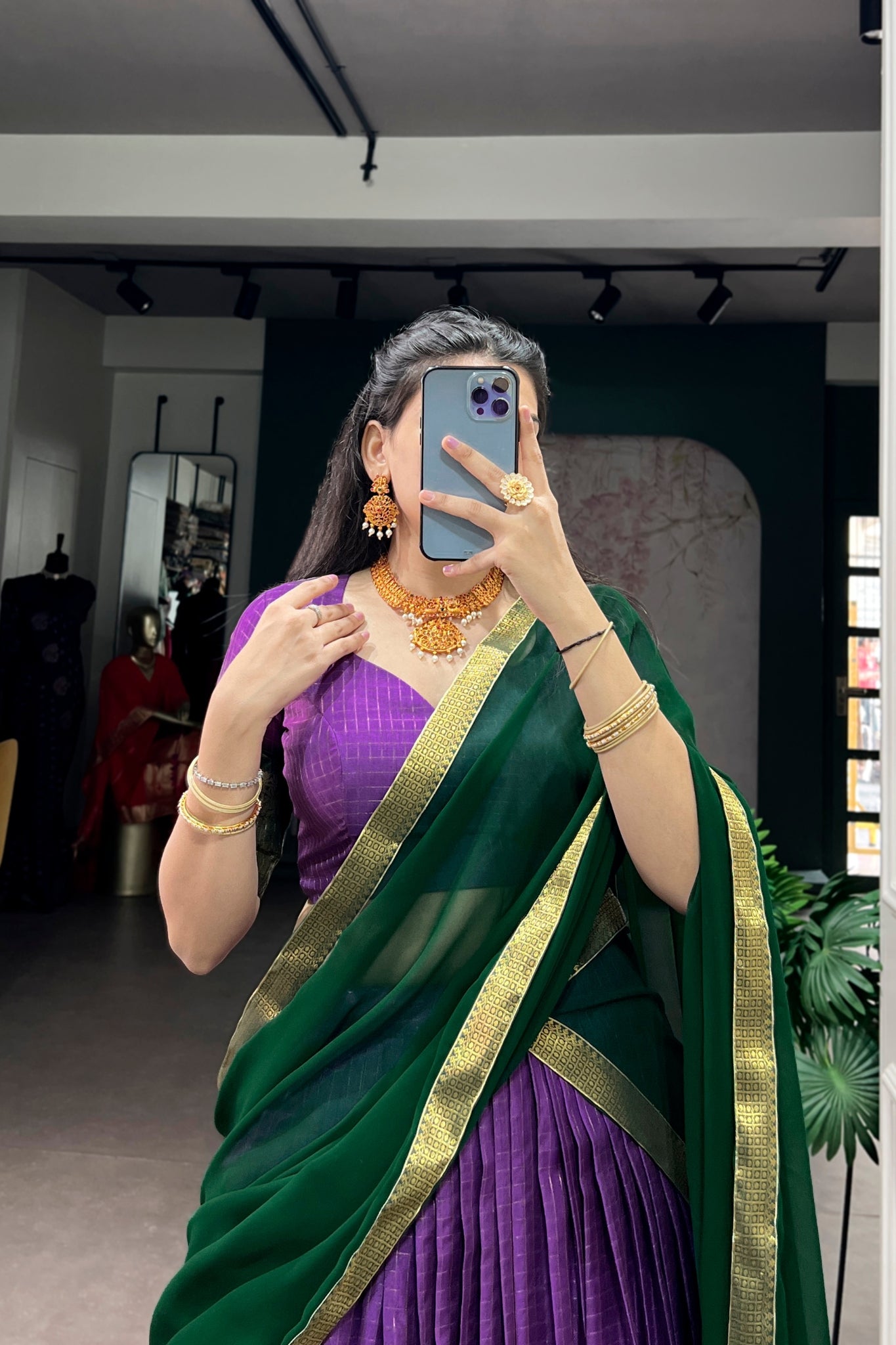 Premium Zari Weaving Work Lehenga Choli
