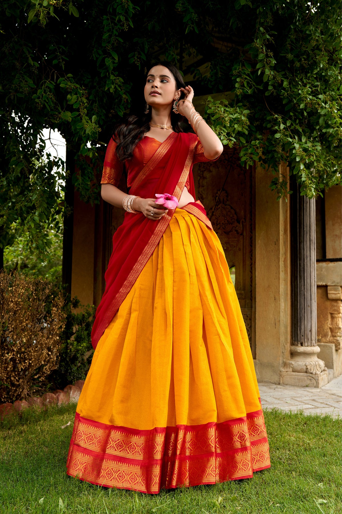 Kanchipuram Silk Lehenga Choli