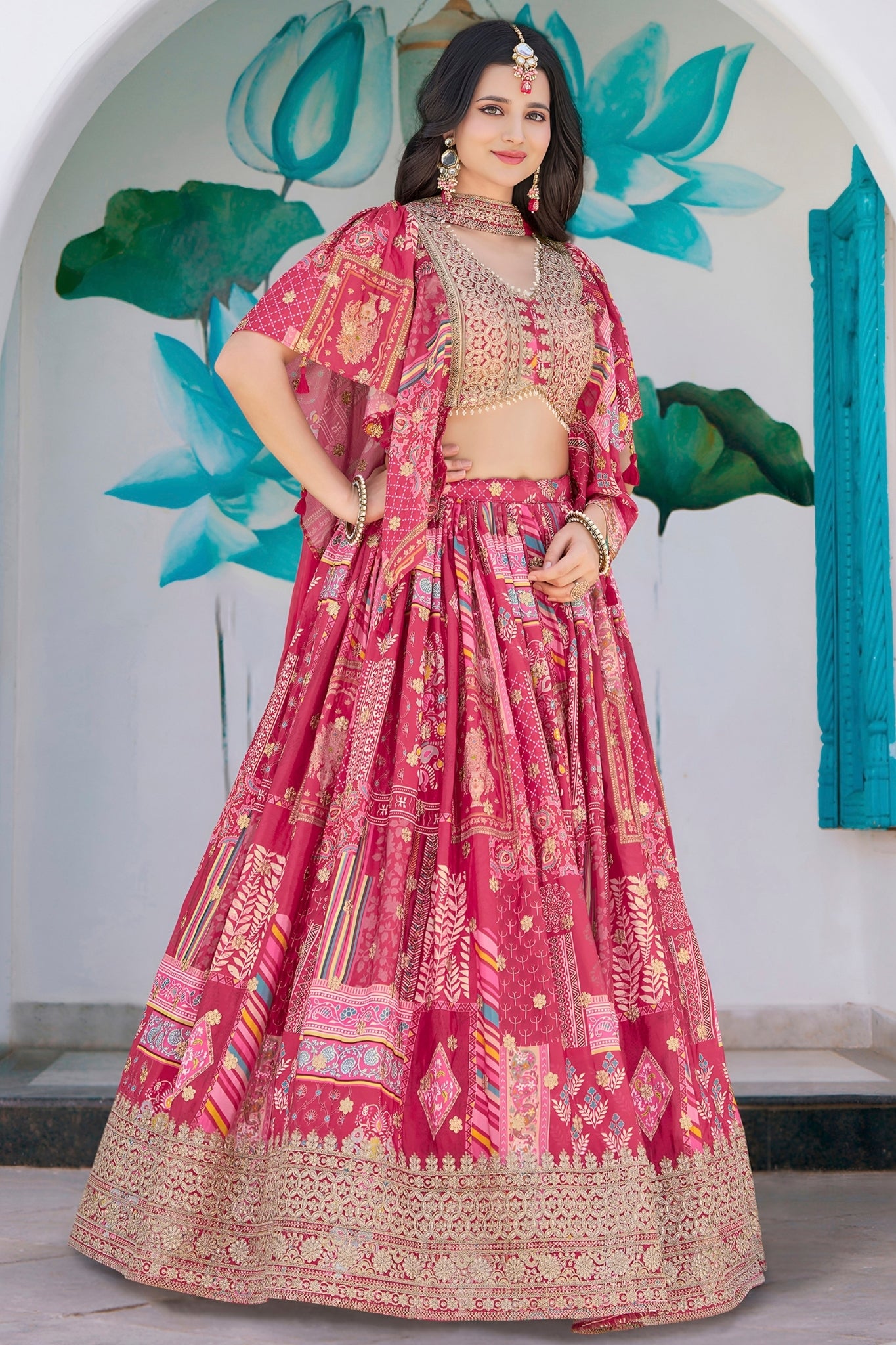 Ethereal Elegance Designer Wedding Lehenga Choli Set