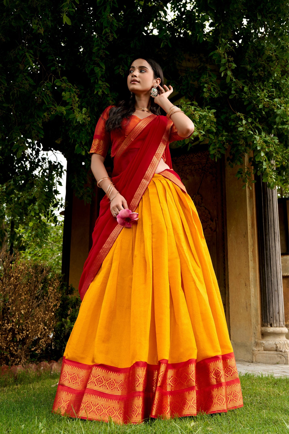 Kanchipuram Silk Lehenga Choli